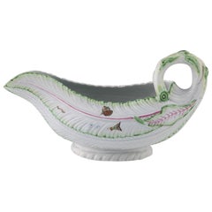 Worcester Porzellan Cos Moulded Sauce Boot c1757