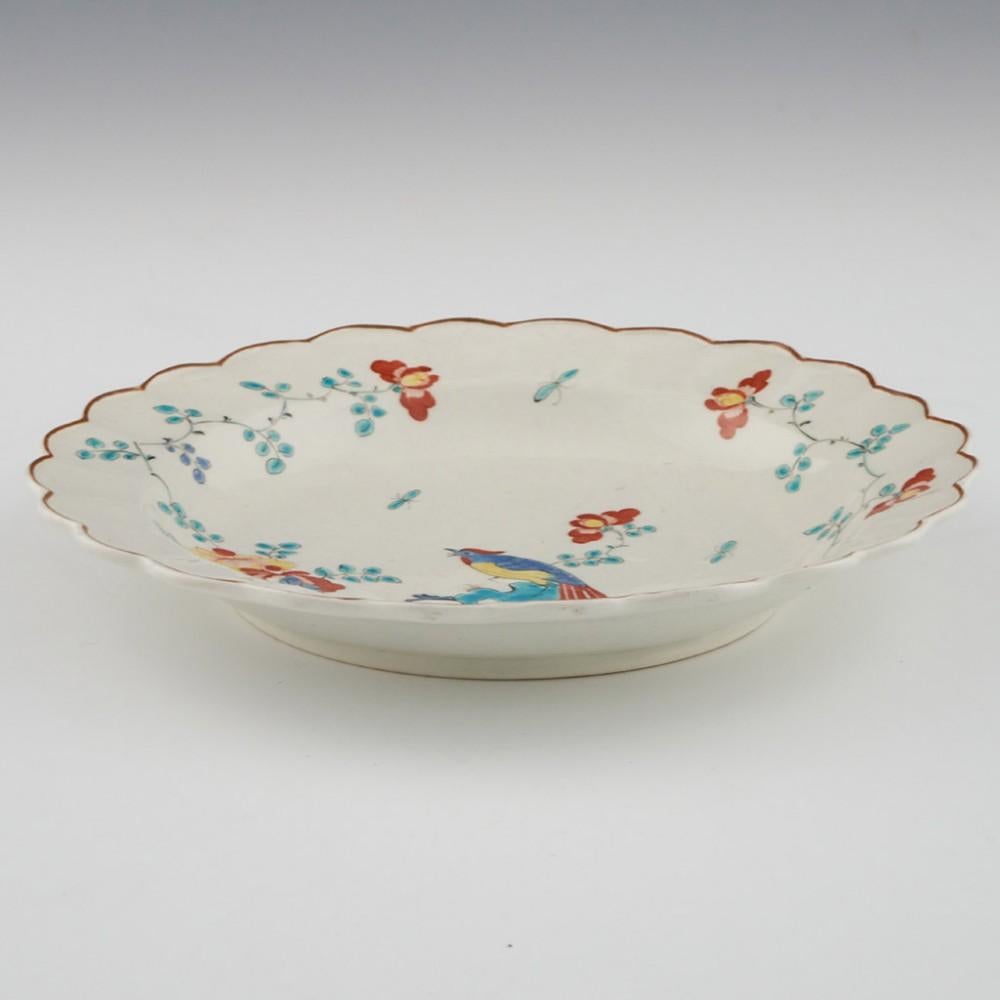George III Worcester Porcelain Joshua Reynolds Pattern Dessert Plate c1770