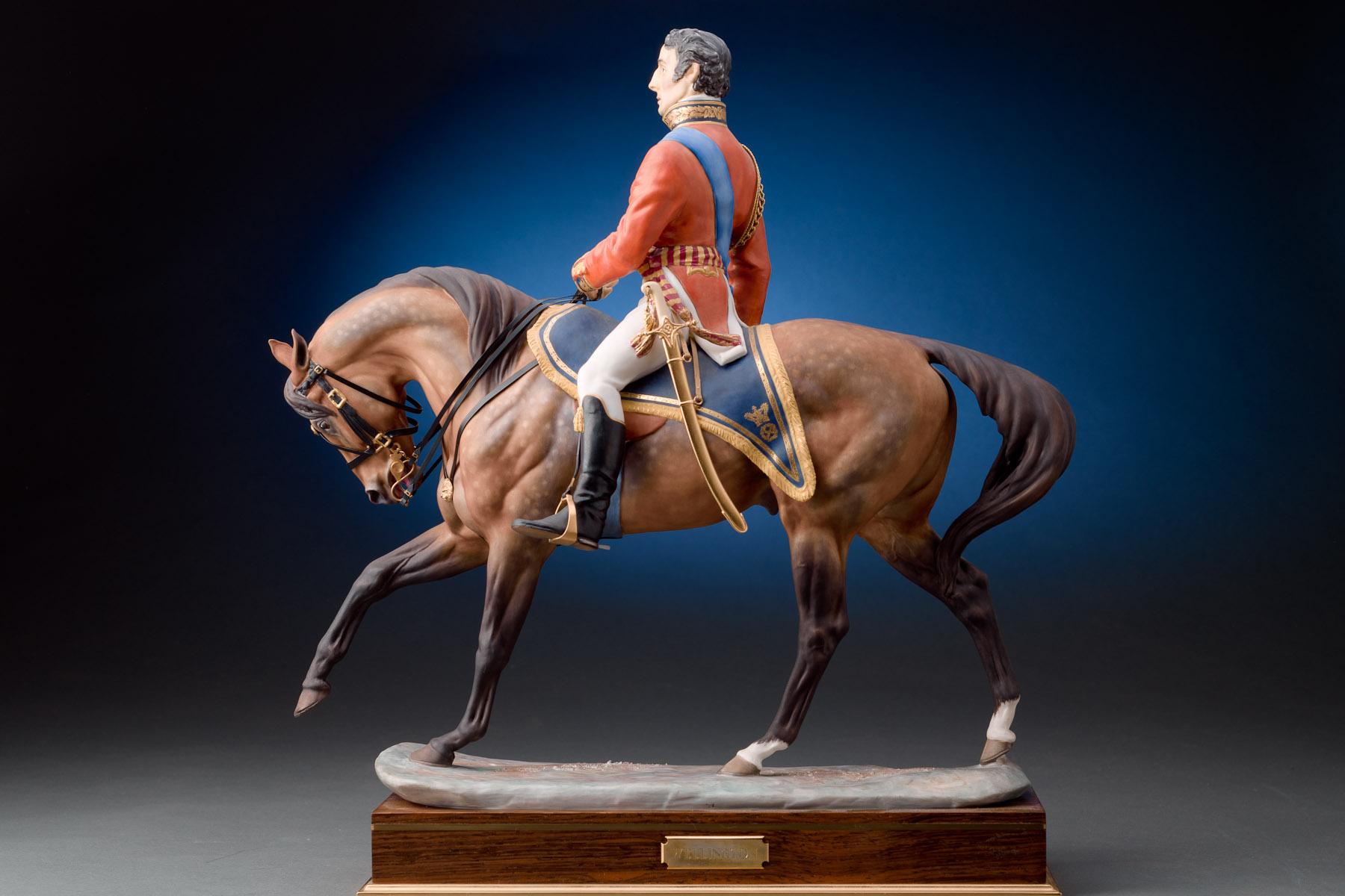 British Worcester Royal Porcelain Duke of Wellington Sculpture