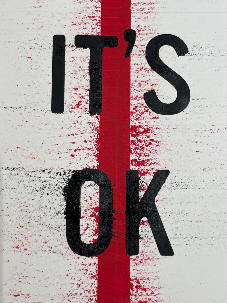 Other Word Art Painting, Tell' Em It's Ok For Sale