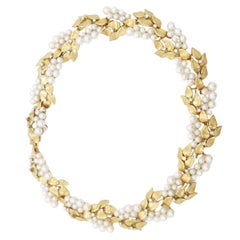 Wordley, Allsopp, and Bliss Estate Pearl and Diamond Bracelet in 18k