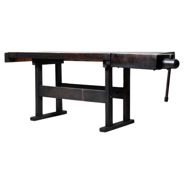 Chinese Elm Wood Bench at 1stDibs