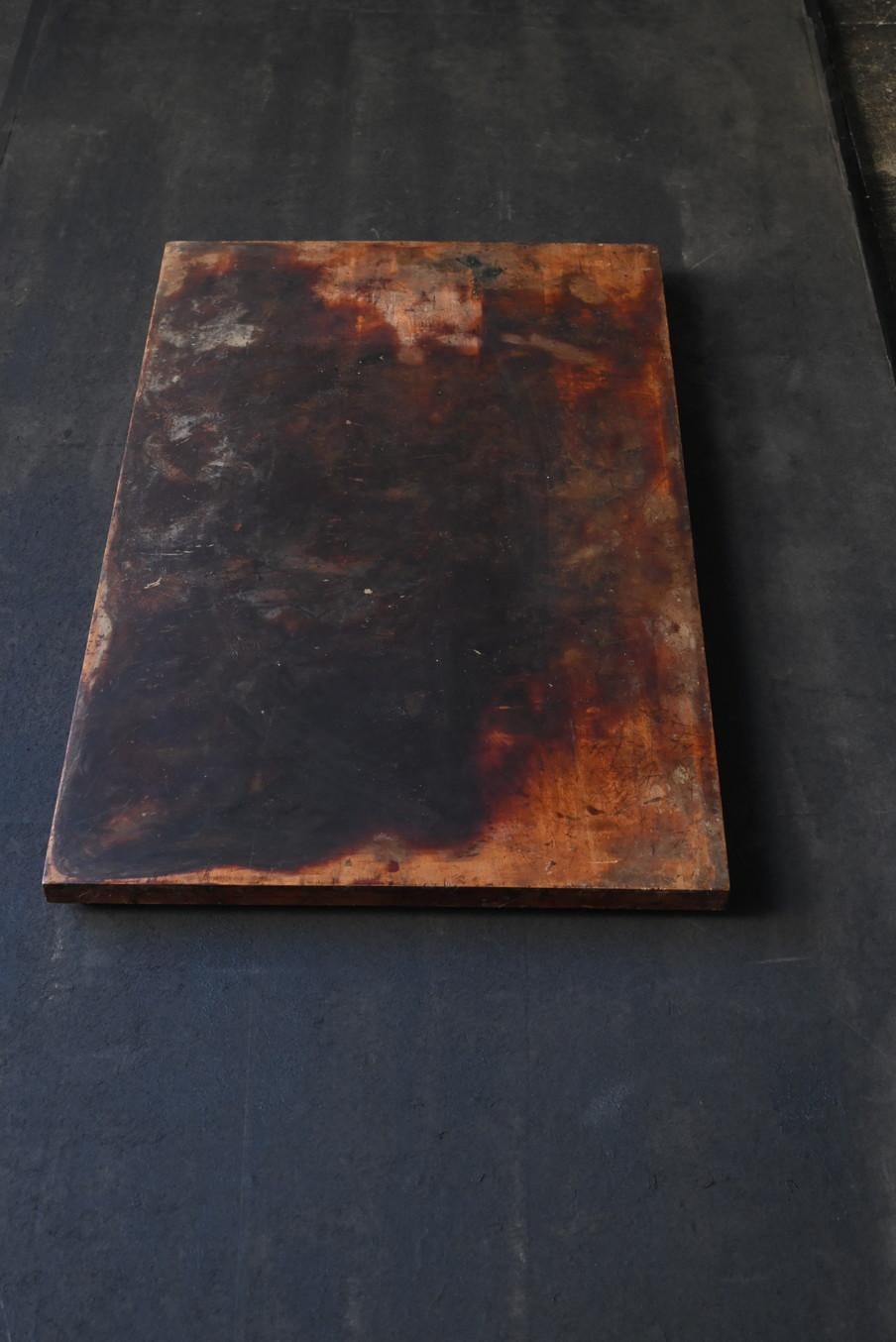 Arbeitstafel, die von einem Lackhandwerker/20. Jahrhundert verwendet wurde/wie ein abstraktes Gemälde im Angebot 1