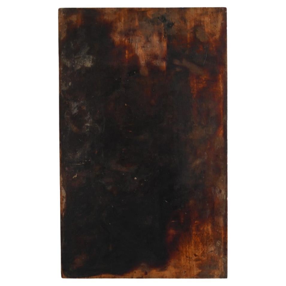 Planche de travail utilisée par un artisan laqué/20e siècle/Comme une peinture abstraite