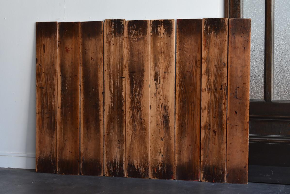 Cedar Work Board Used by Japanese Lacquer Ware Craftsmen / Wall-Mounted Interior