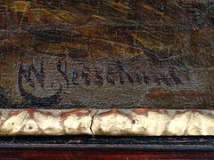 Work Horse Oil Painting by Wouterus Verschuur I