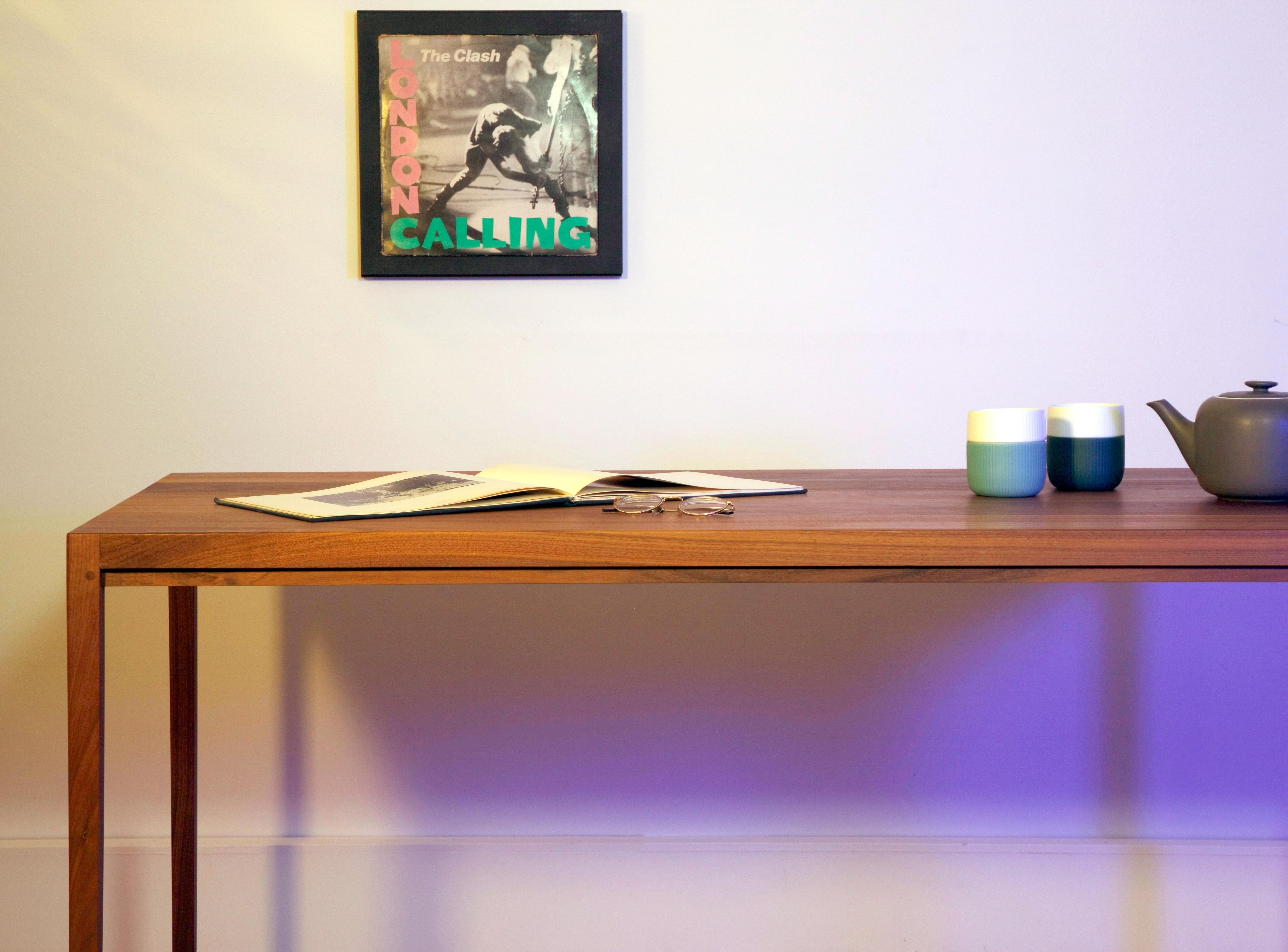 Minimalist Work-light Dining Table  For Sale