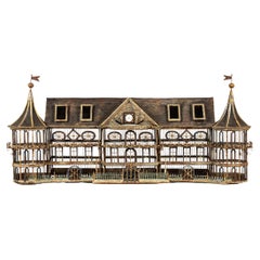 Work of Art Birdcage by Craft Compagnon-Ship as a Romantic Castle 19th