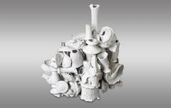 Work of Pablo Barreiro Spanish Artist, Enameled Porcelain, 2015