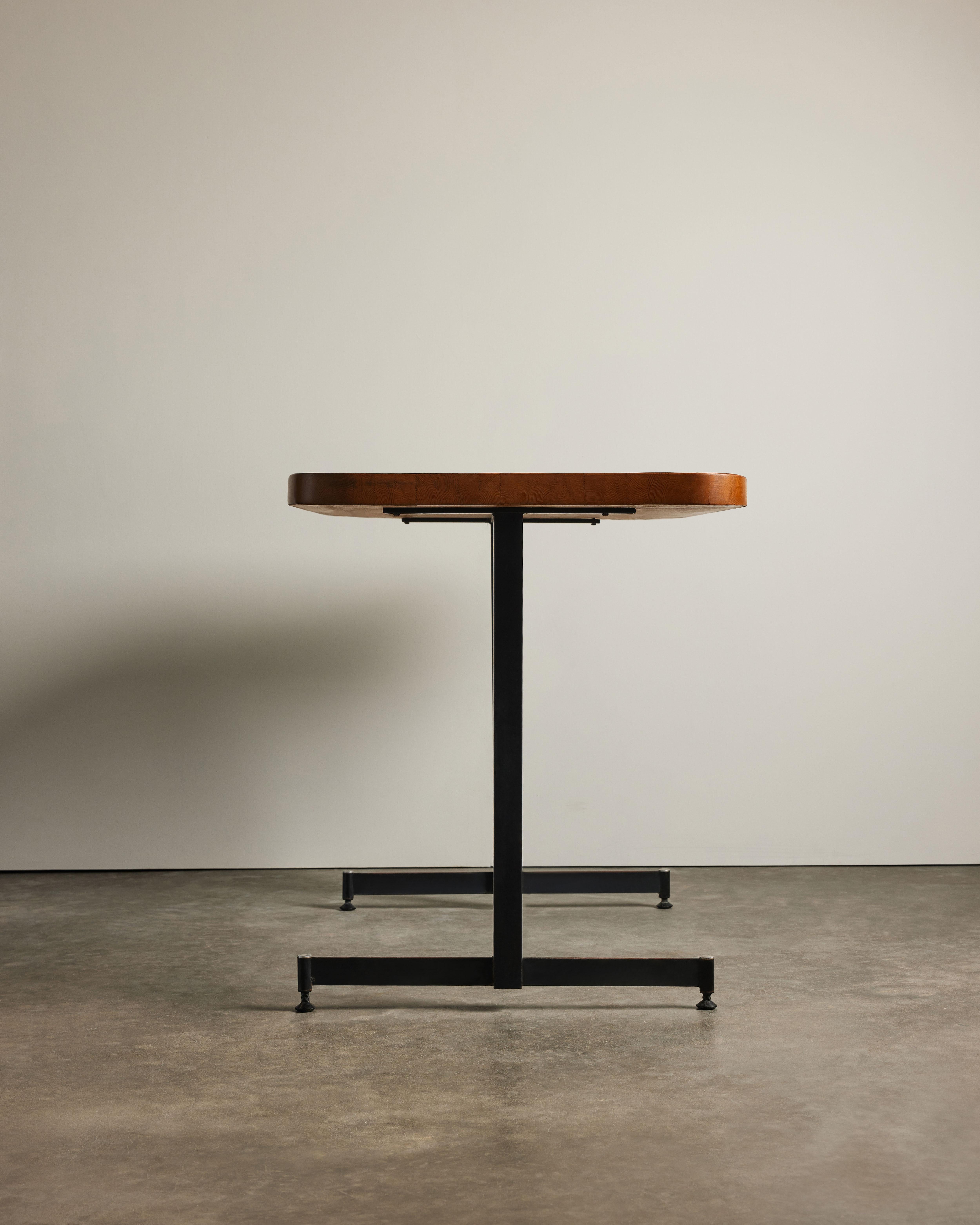 Mid-20th Century Work Table attributed to Charlotte Perriand, France c. 1940s For Sale