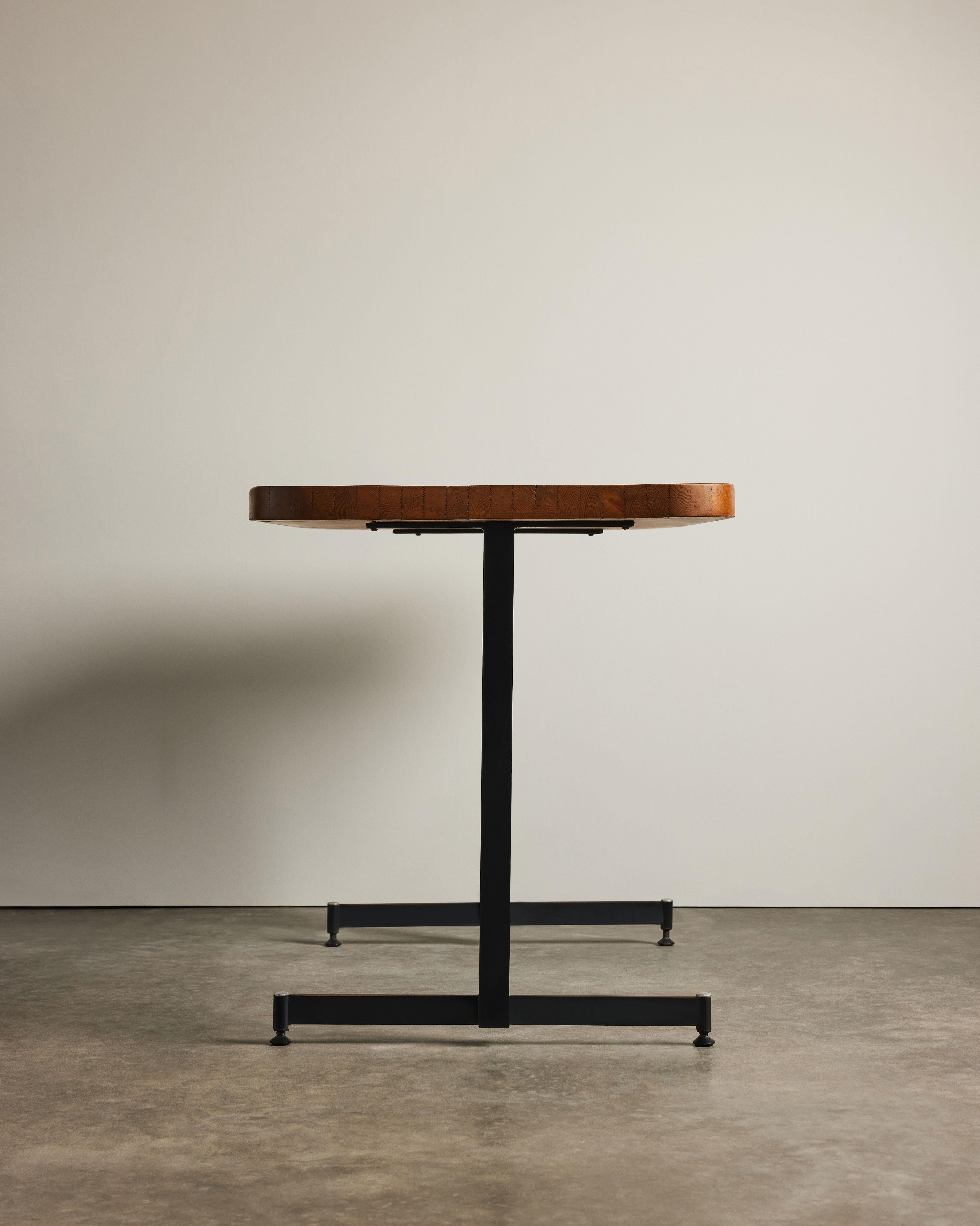 Steel Work Table attributed to Charlotte Perriand, France c. 1940s For Sale