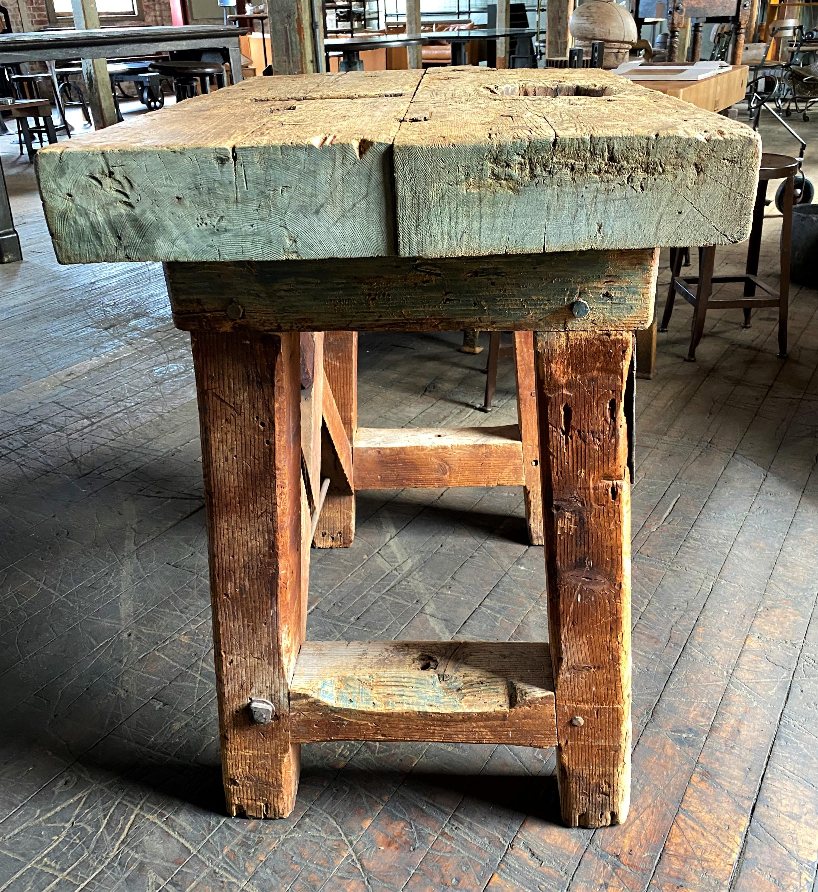 American Work Table / Island For Sale