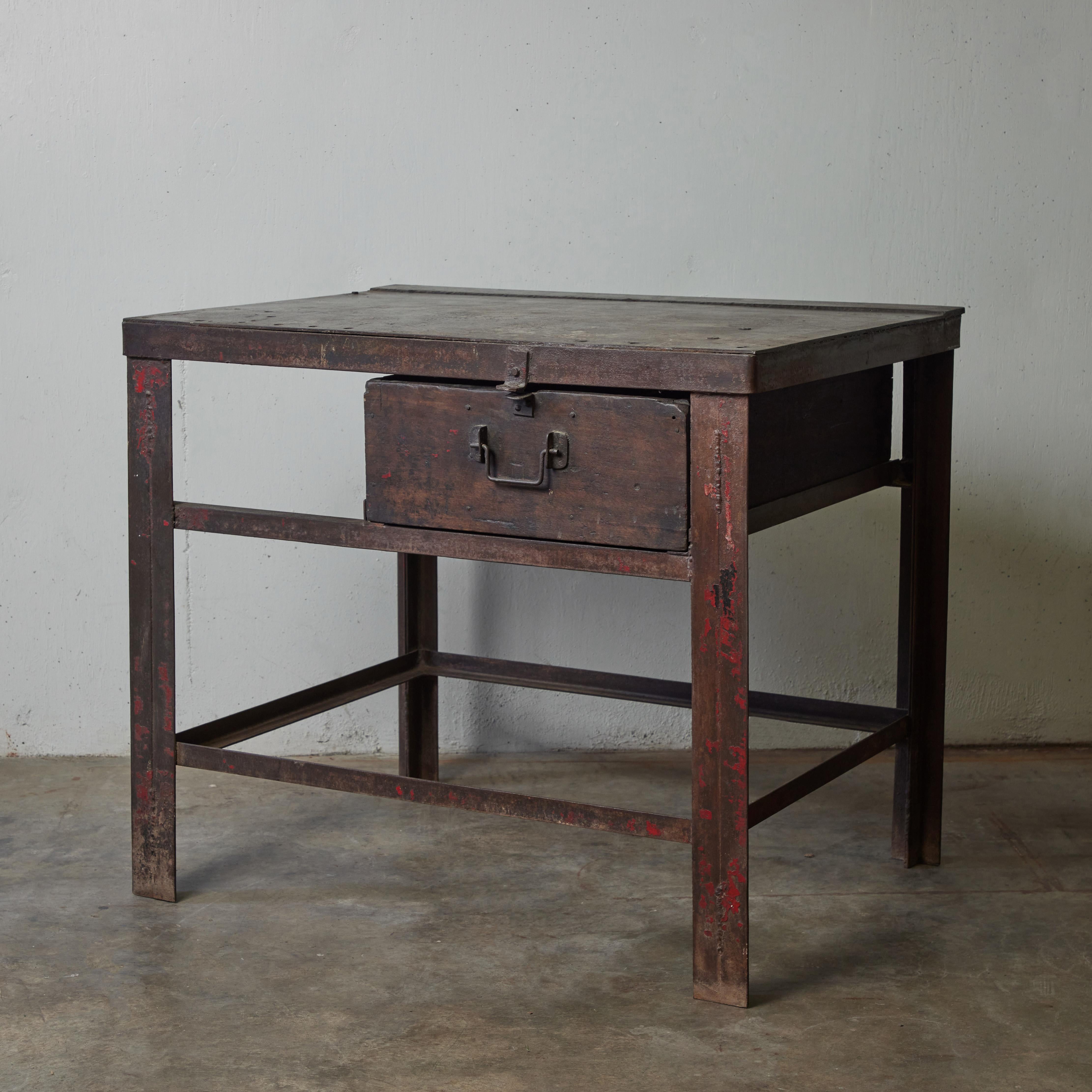 An Industrial workbench, France, circa 1890.