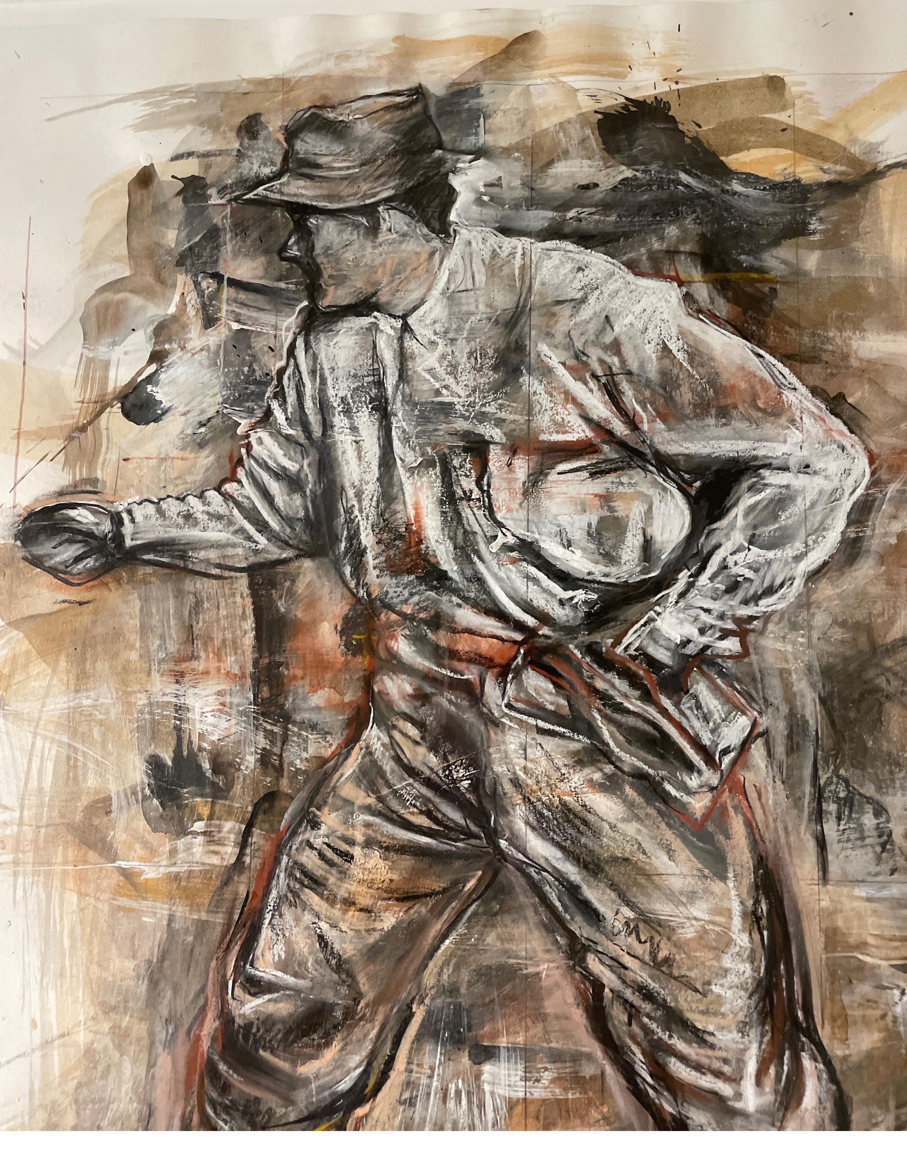“Worker” art by Michael K Paxton For Sale 1