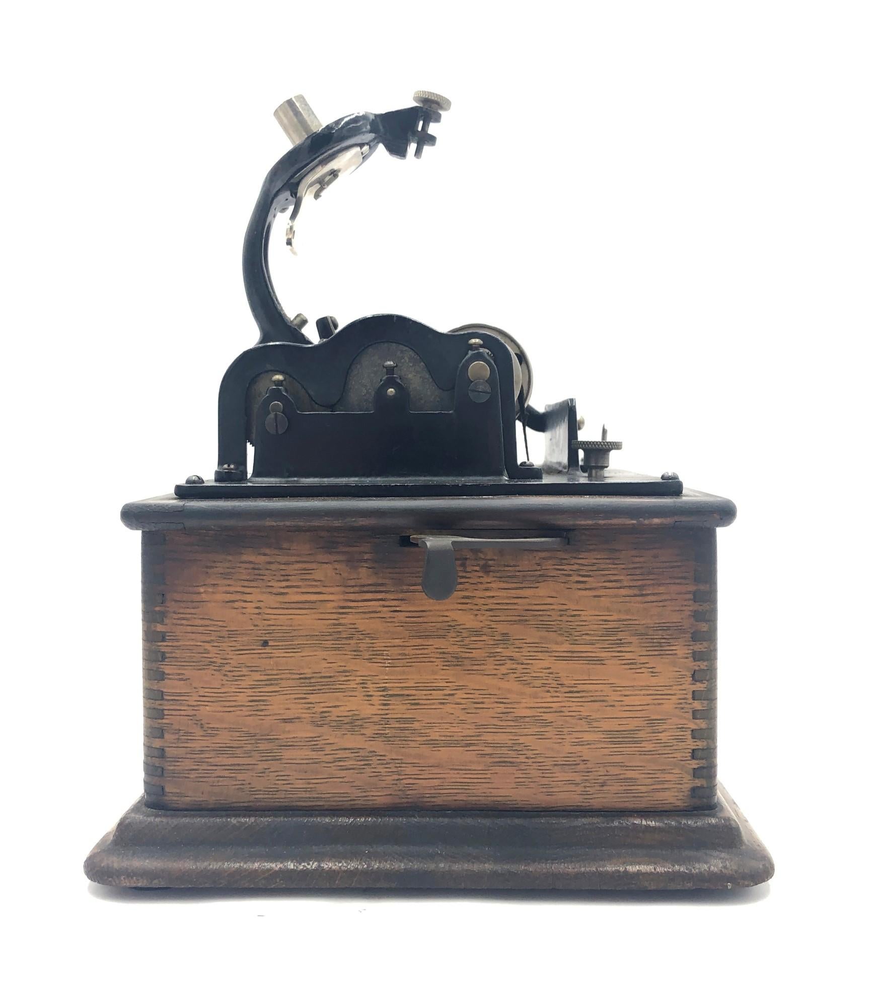 Working 1903 Edison Standard Cylinder Phonograph Manual Hand Crank 1