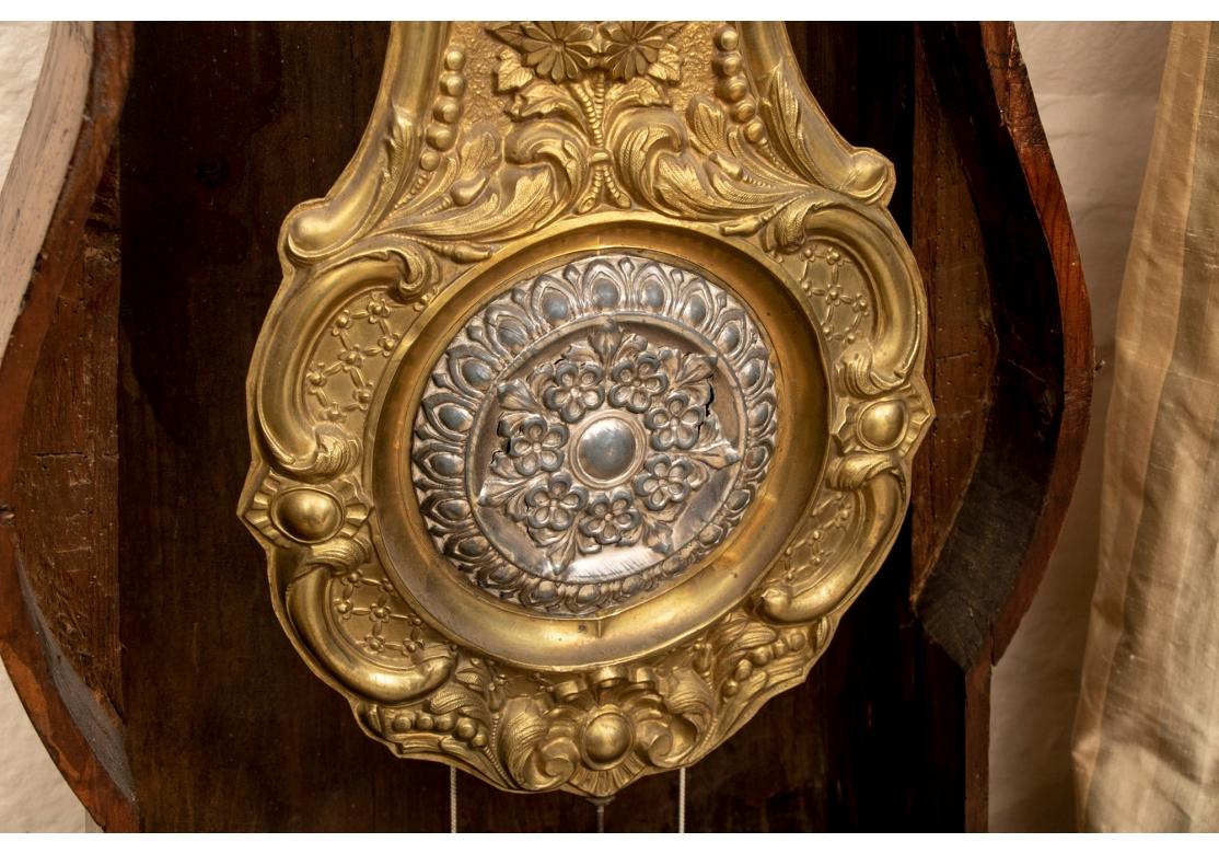 Horloge à boîtier haut Morbier en comtoise française du 19e siècle en activité par Bernard To en vente 1