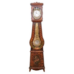 Working French 19th C. Comtoise Morbier Tall Case Clock By Bernard To