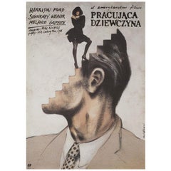 'Working Girl' 1990 Polish B1 Film Poster