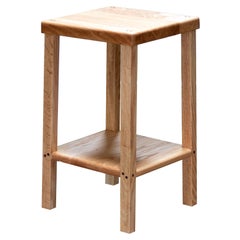 Workman Solid Oak Bar Stool