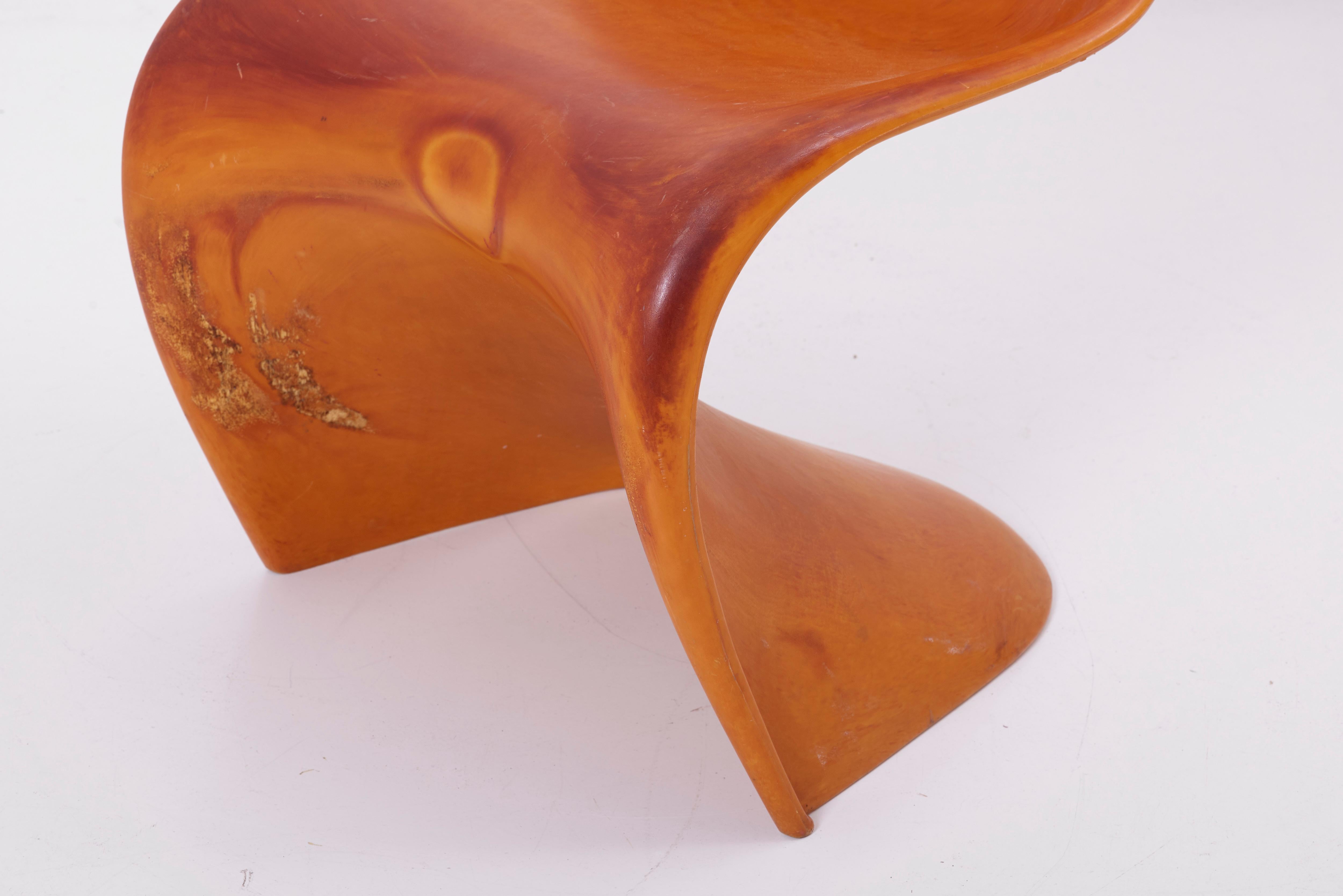 Workpiece of the Panton Chair by Verner Panton for Vitra, Germany, circa 1968 7