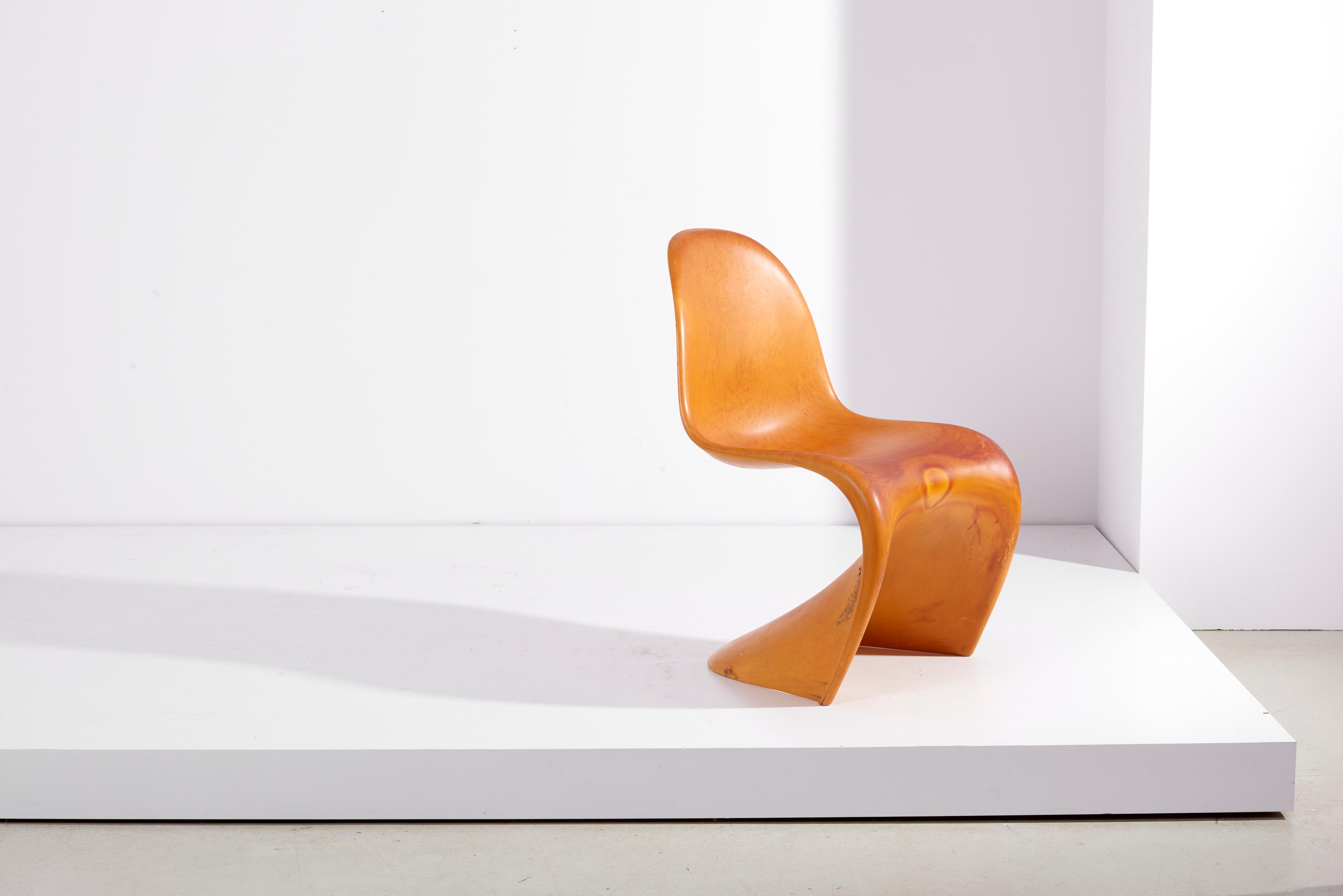Workpiece of the Panton Chair by Verner Panton for Vitra, Germany, circa 1968 8