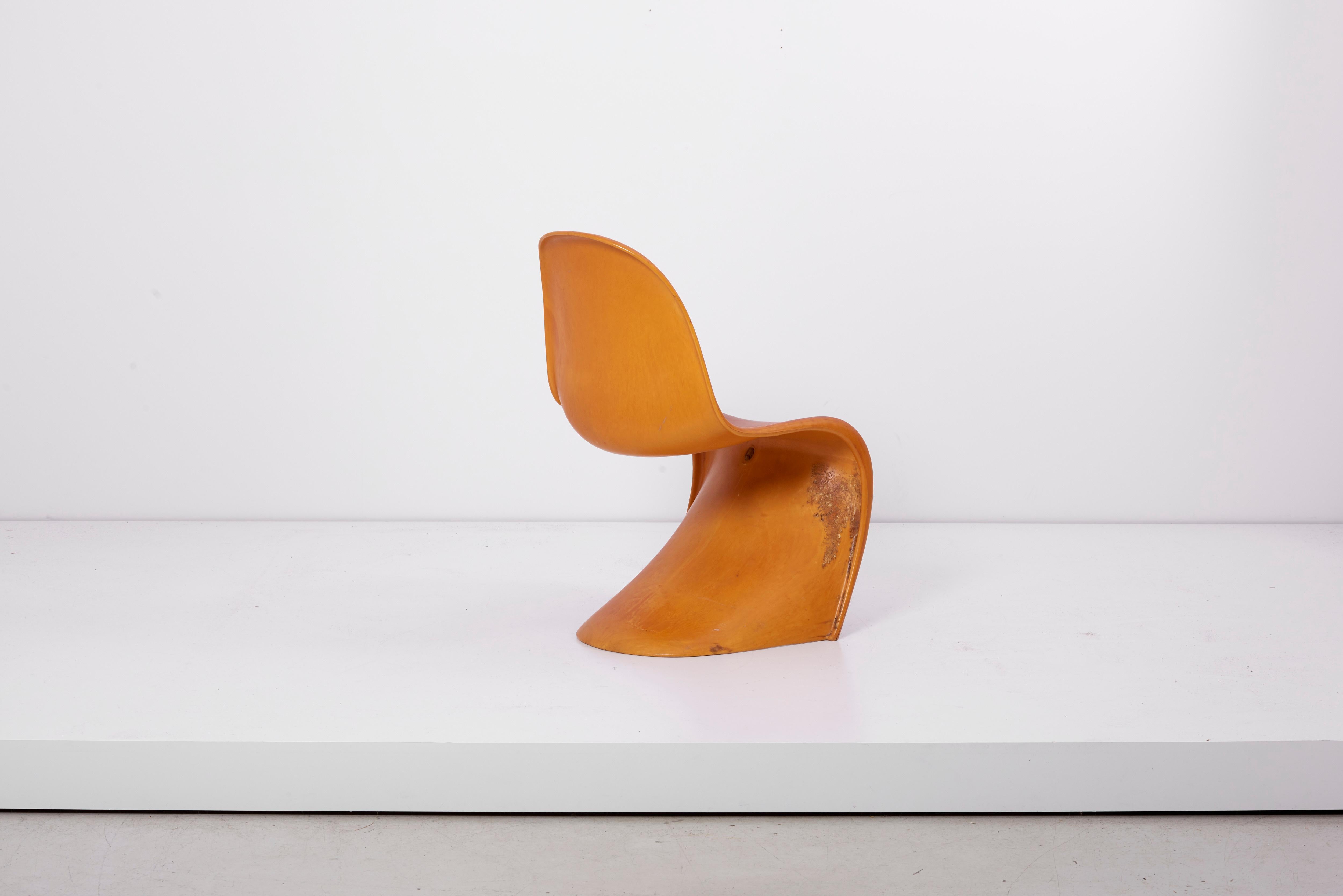Plastic Workpiece of the Panton Chair by Verner Panton for Vitra, Germany, circa 1968