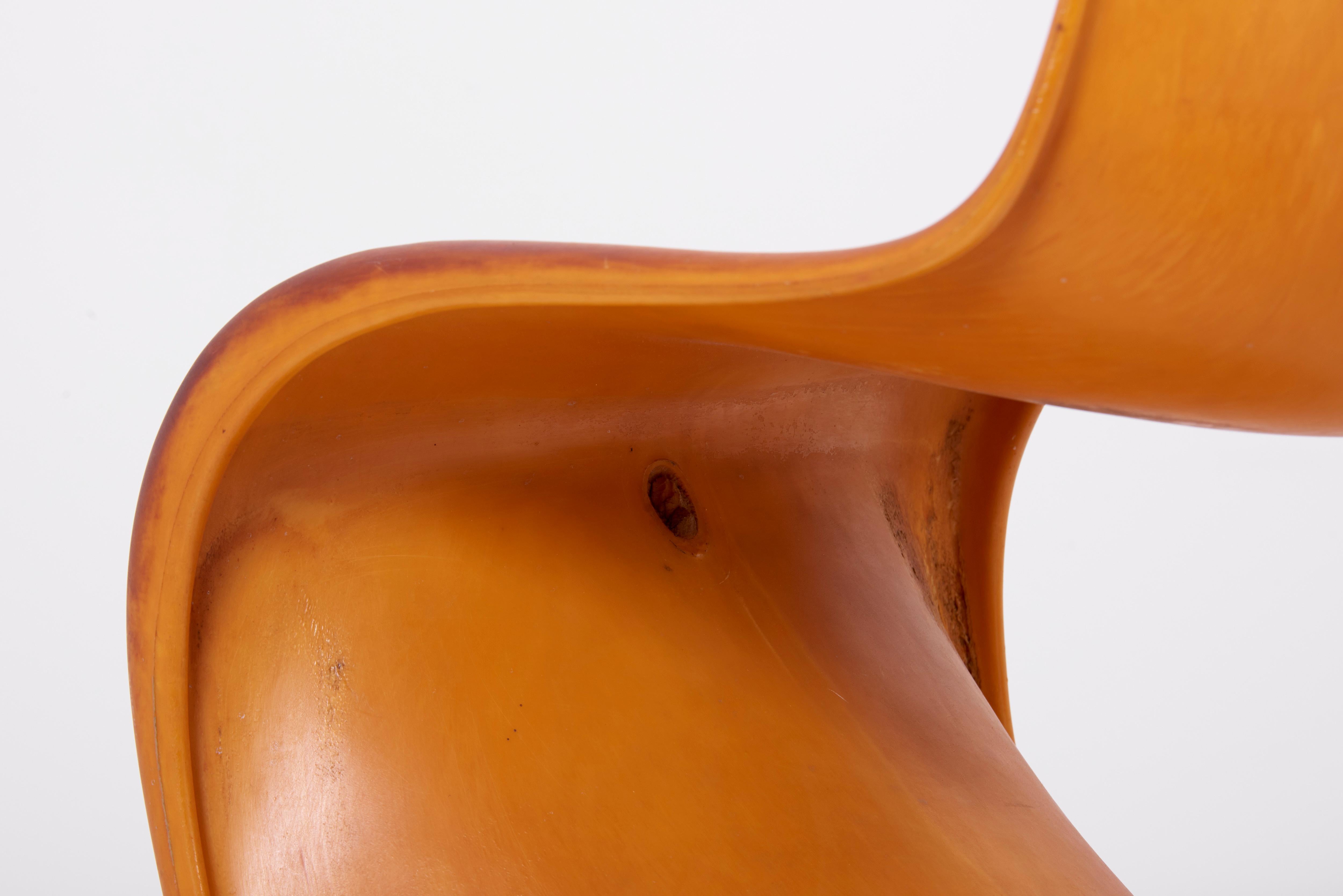 Workpiece of the Panton Chair by Verner Panton for Vitra, Germany, circa 1968 3
