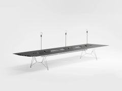 Workplace B 480 Work Table in Aluminum & Stainless Steel by Konstantin Grcic