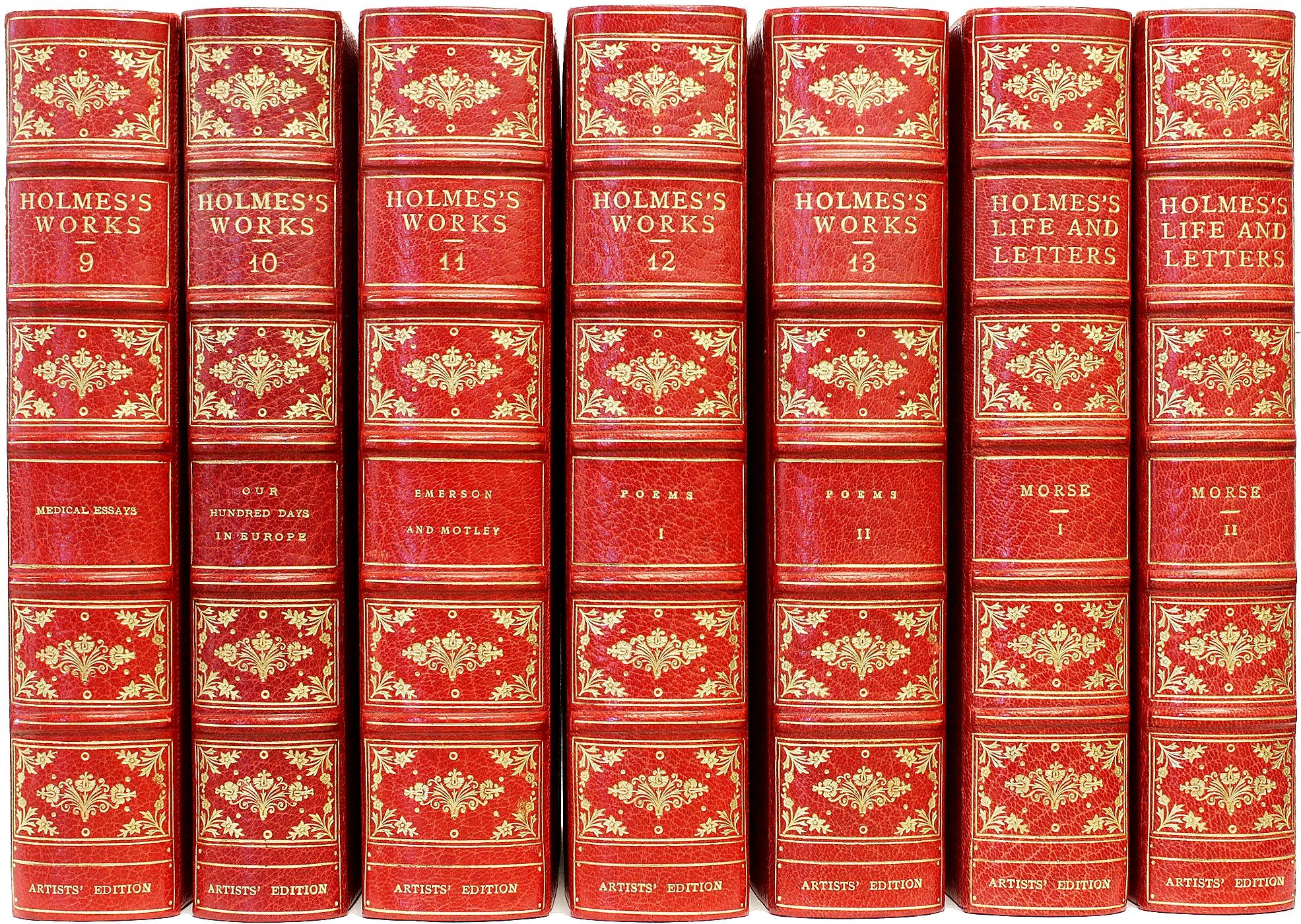 Obras, vida y cartas de Oliver Wendell Holmes. ARTISTAS ED CON UN ALS VOLCADO en Bueno estado para la venta en Hillsborough, NJ