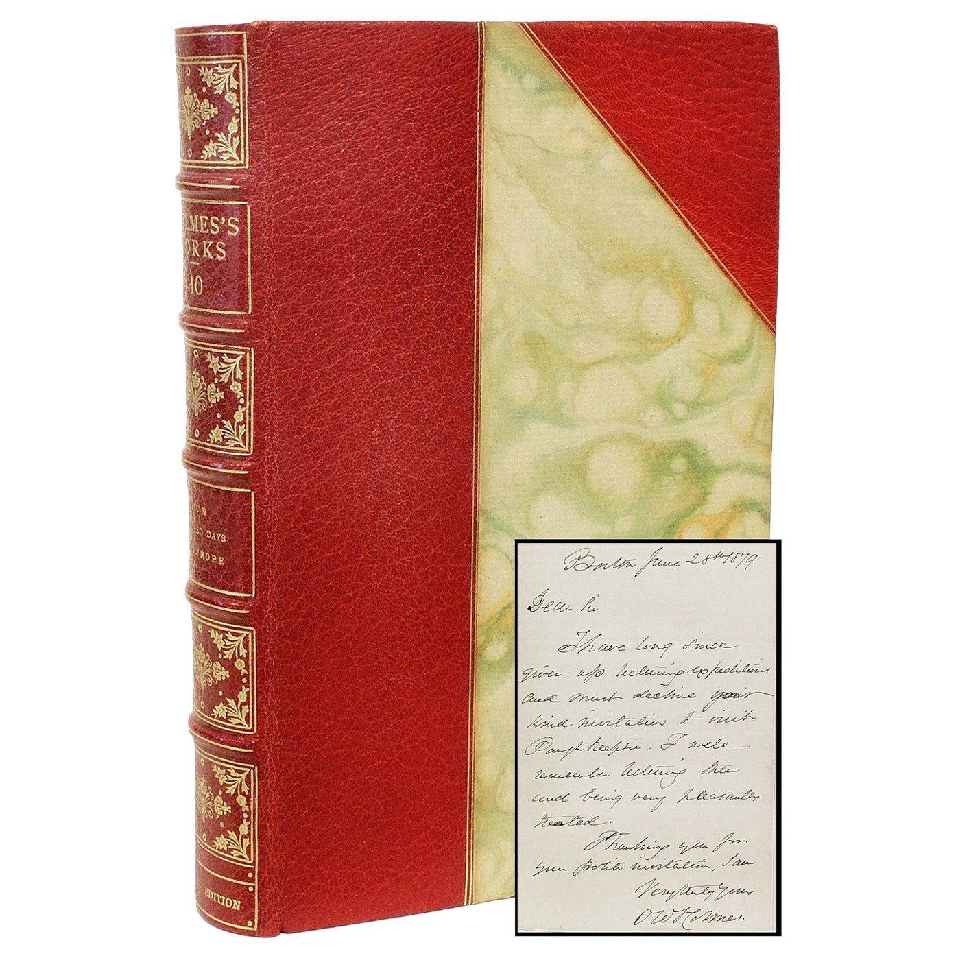 Obras, vida y cartas de Oliver Wendell Holmes. ARTISTAS ED CON UN ALS VOLCADO en venta