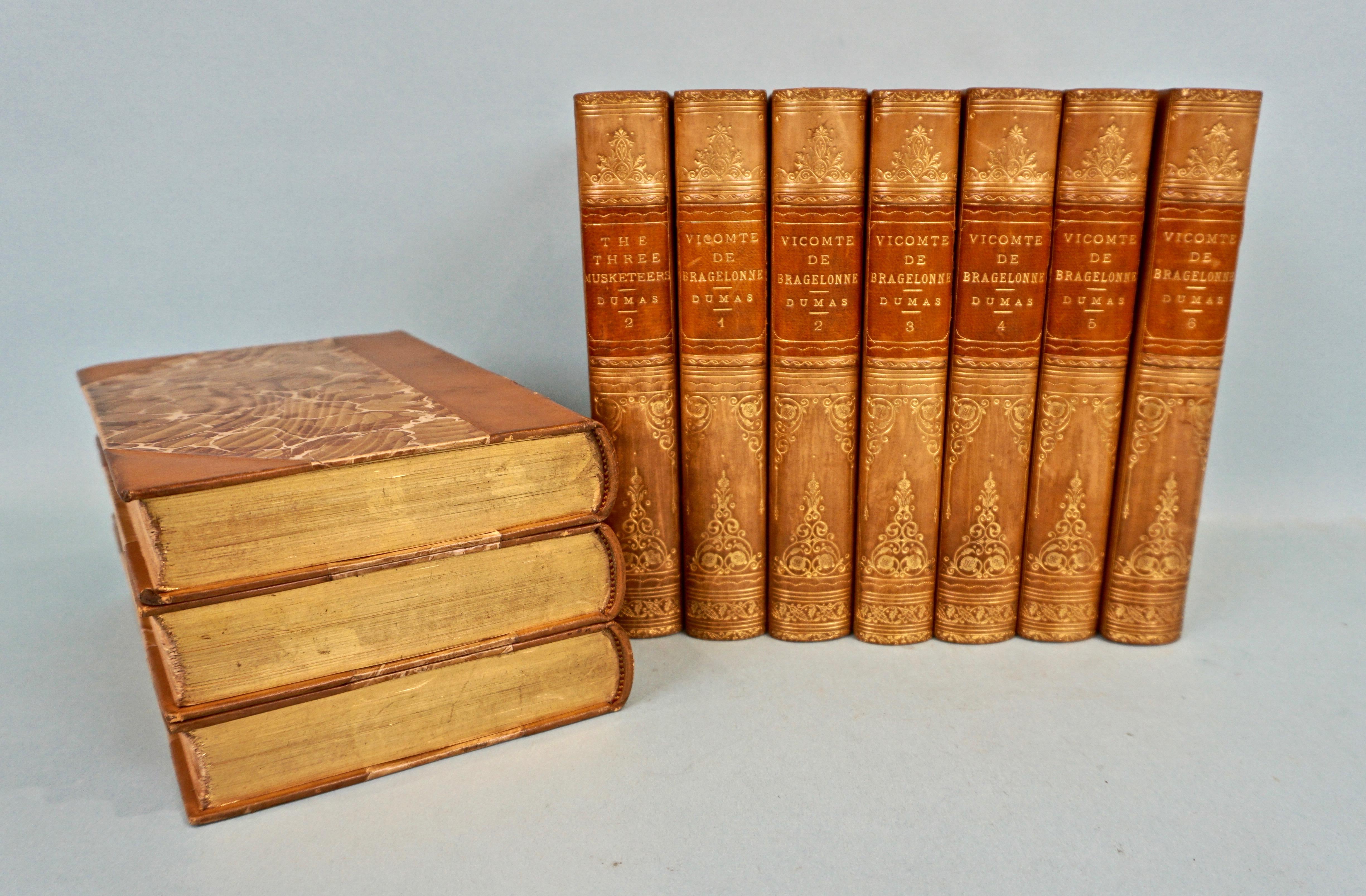American Works of Dumas in 10 Volumes Published Boston Little Brown, and Company 1889