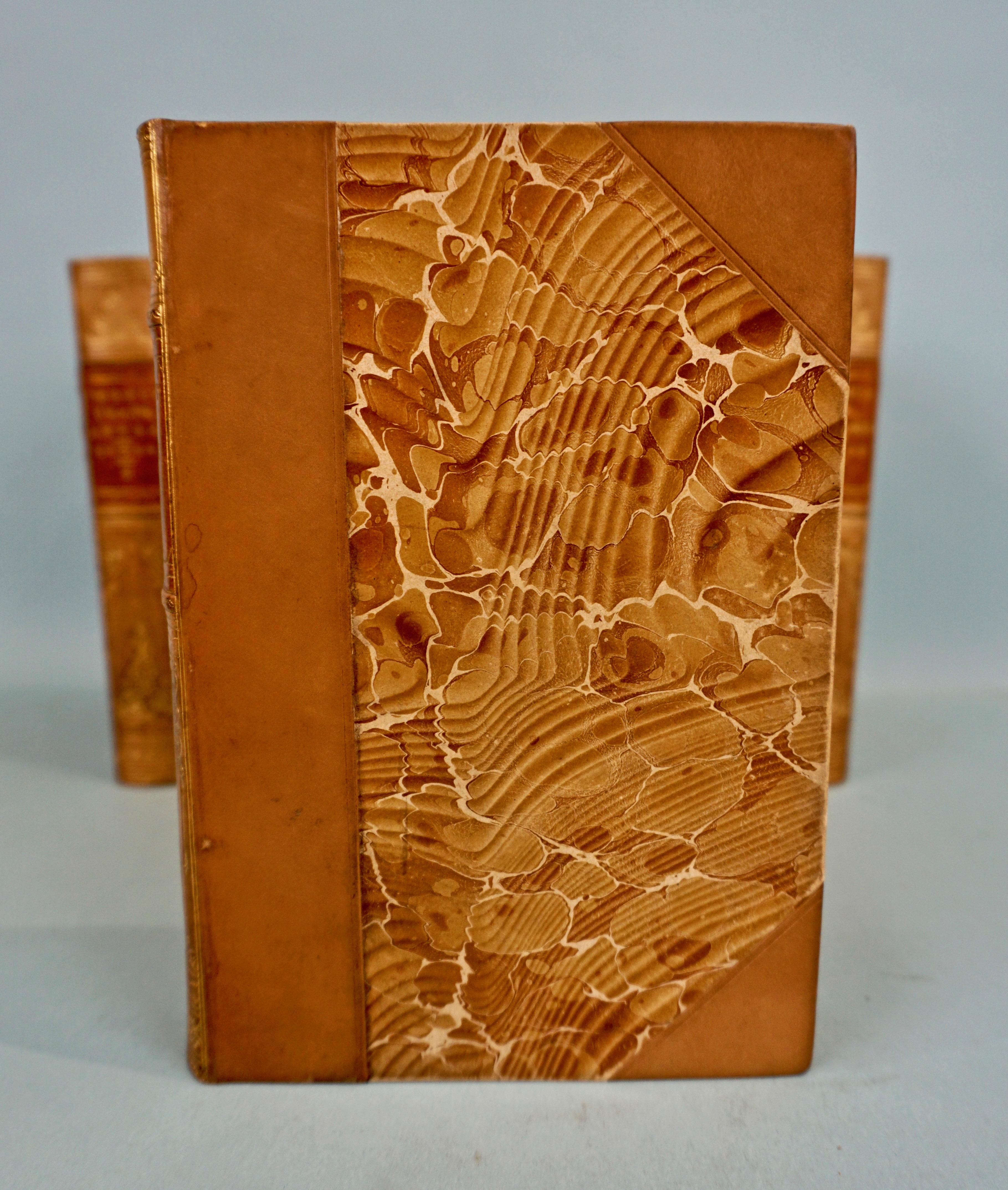 Leather Works of Dumas in 10 Volumes Published Boston Little Brown, and Company 1889