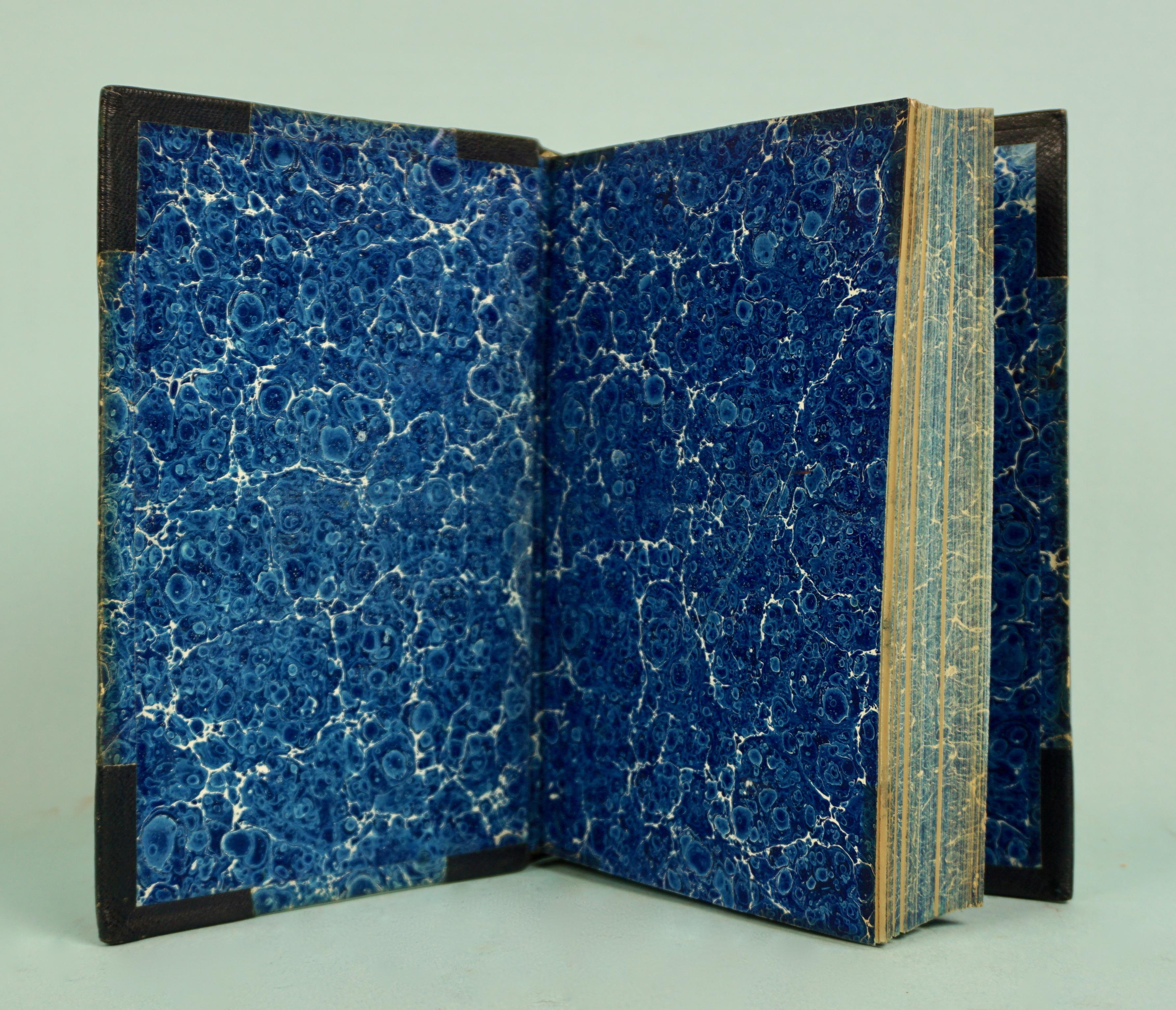 American Works of F. Crawford in 5 Volumes Bound in Blue Morocco Leather with Gilt Spines For Sale