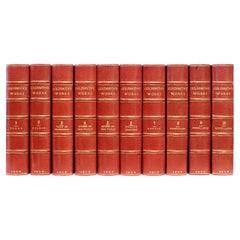 Antique Works of Oliver Goldsmith-10 Vols.-Turk's Head Edition-in a Fine Binding