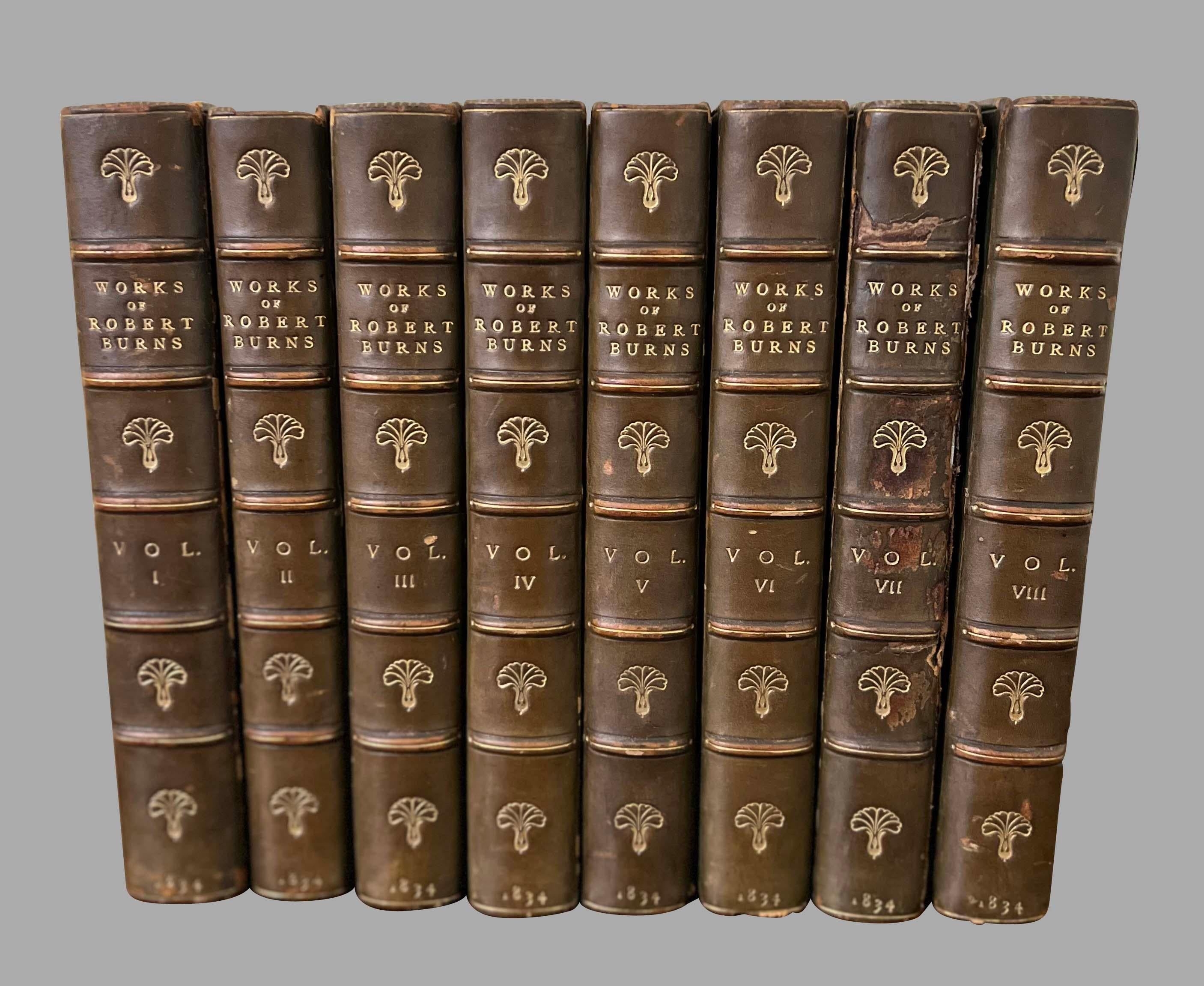 Works of Robert Burns 1834 In Good Condition For Sale In San Francisco, CA