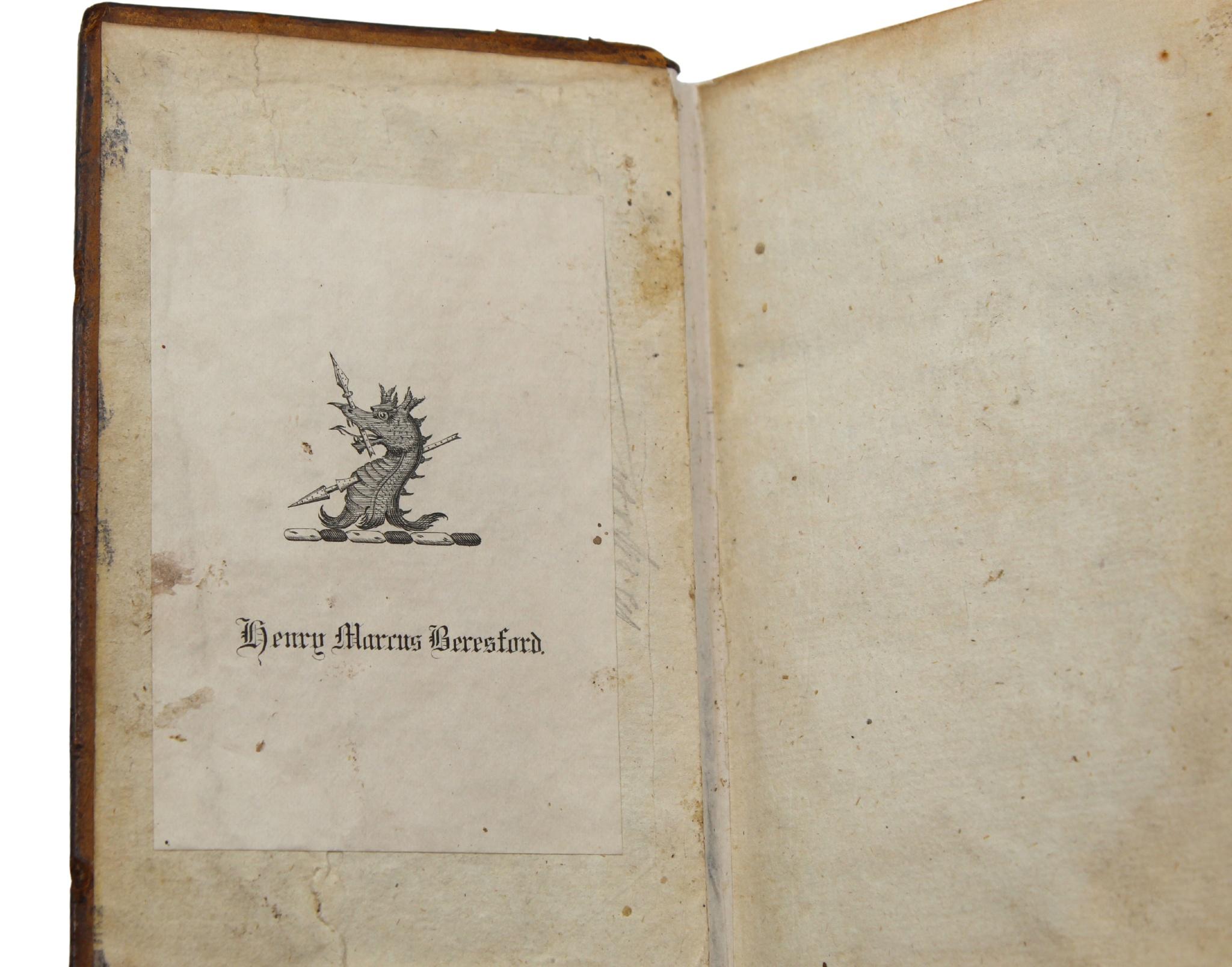 Leather Works of the Late Doctor Benjamin Franklin, With Essays, in Two Volumes, 1796 For Sale