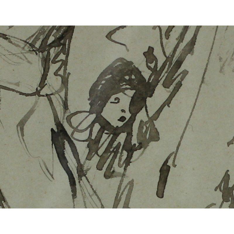 19th Century Works on Figural Paper by Theophile Alexandre Steinlen For Sale