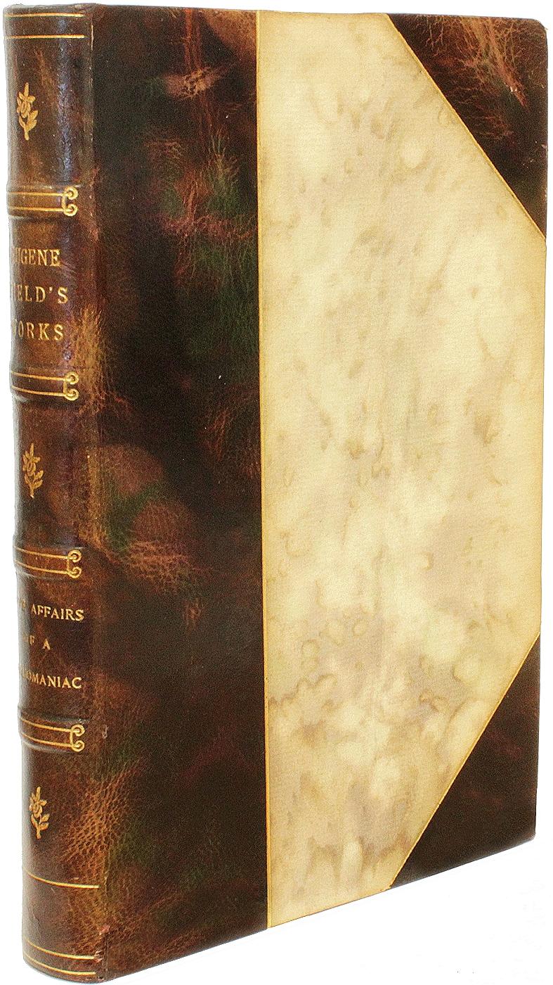 Cuir « Works, Writings in Prose & Verse », d'Eugène Field, 12 volumes. - DANS UNE BELLE RELIURE en vente