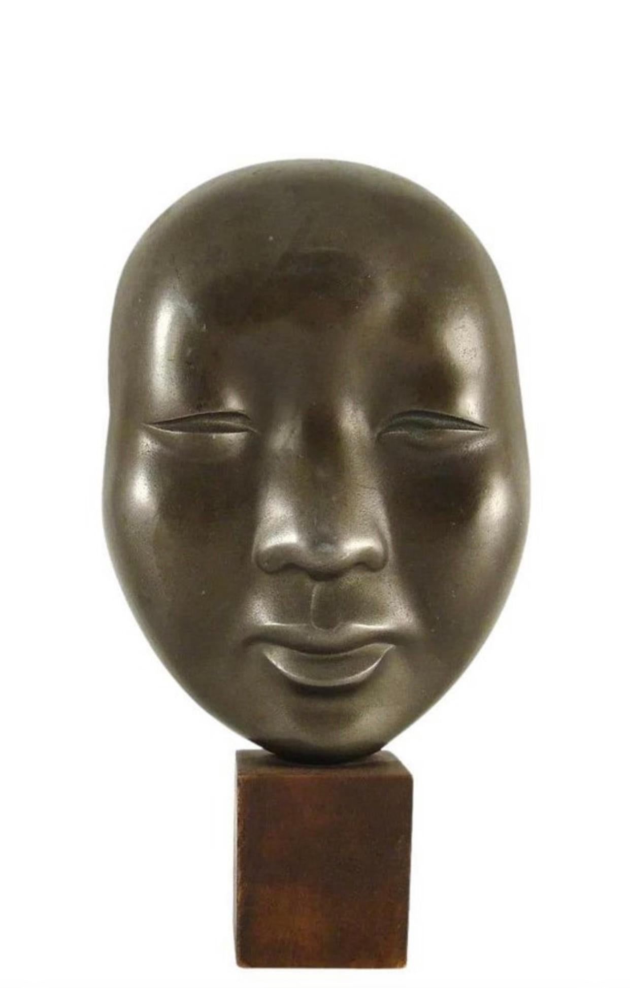 Austrian Workshop Hagenauer Vienna - Bust of an Asian, 1950s