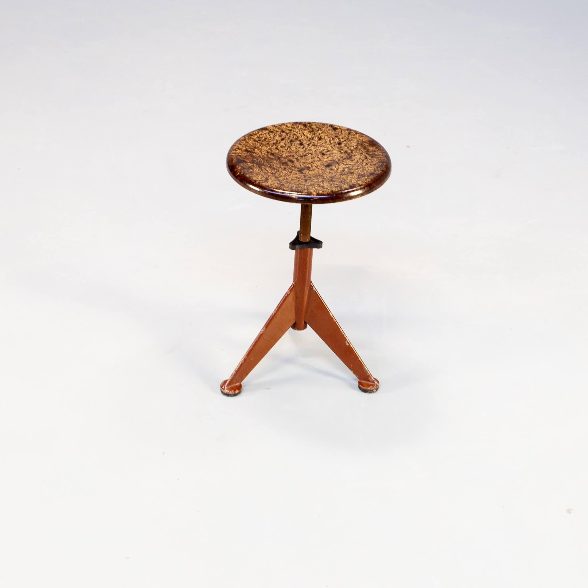 Swedish Workshop stool by AB Odelberg-Olson