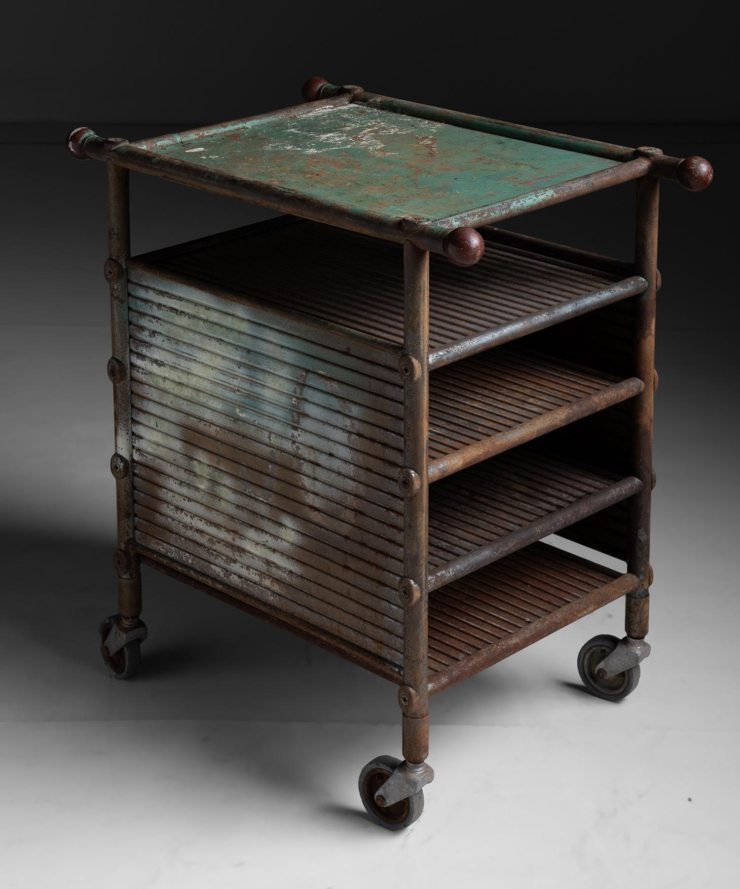 French Workshop Trolley, France Circa 1960 For Sale