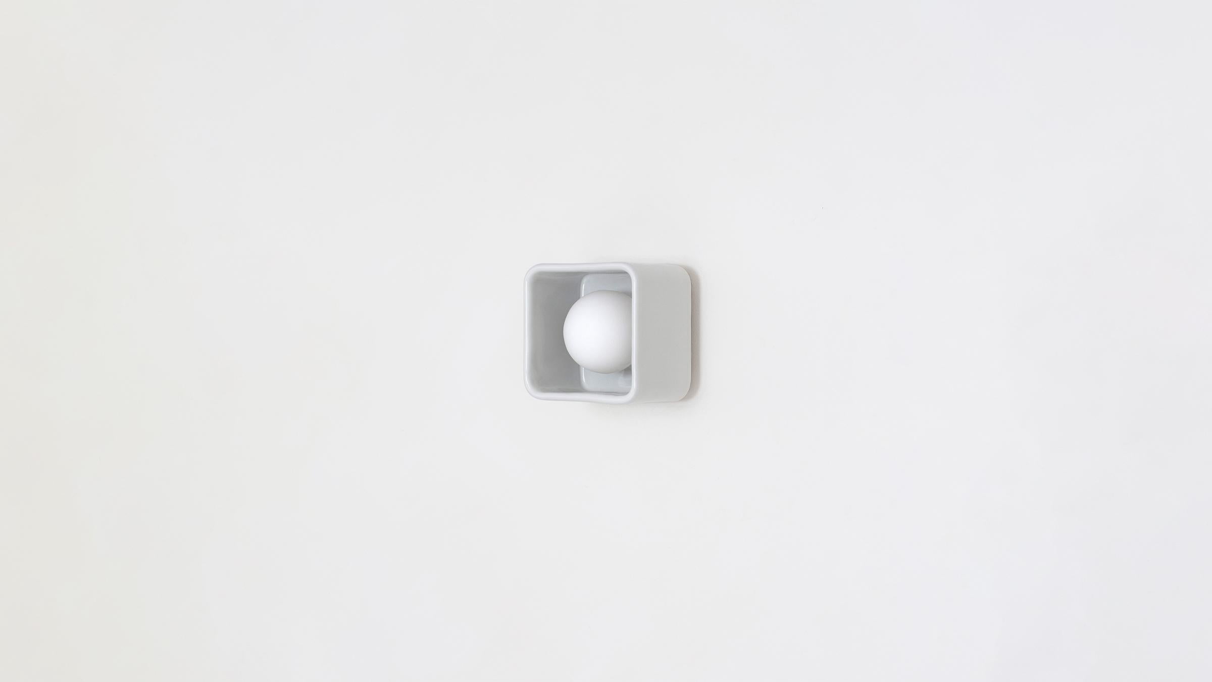 American Workstead Brick I in Glazed White For Sale