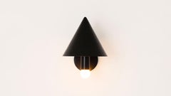 Workstead Canopy Sconce in Black Enamel