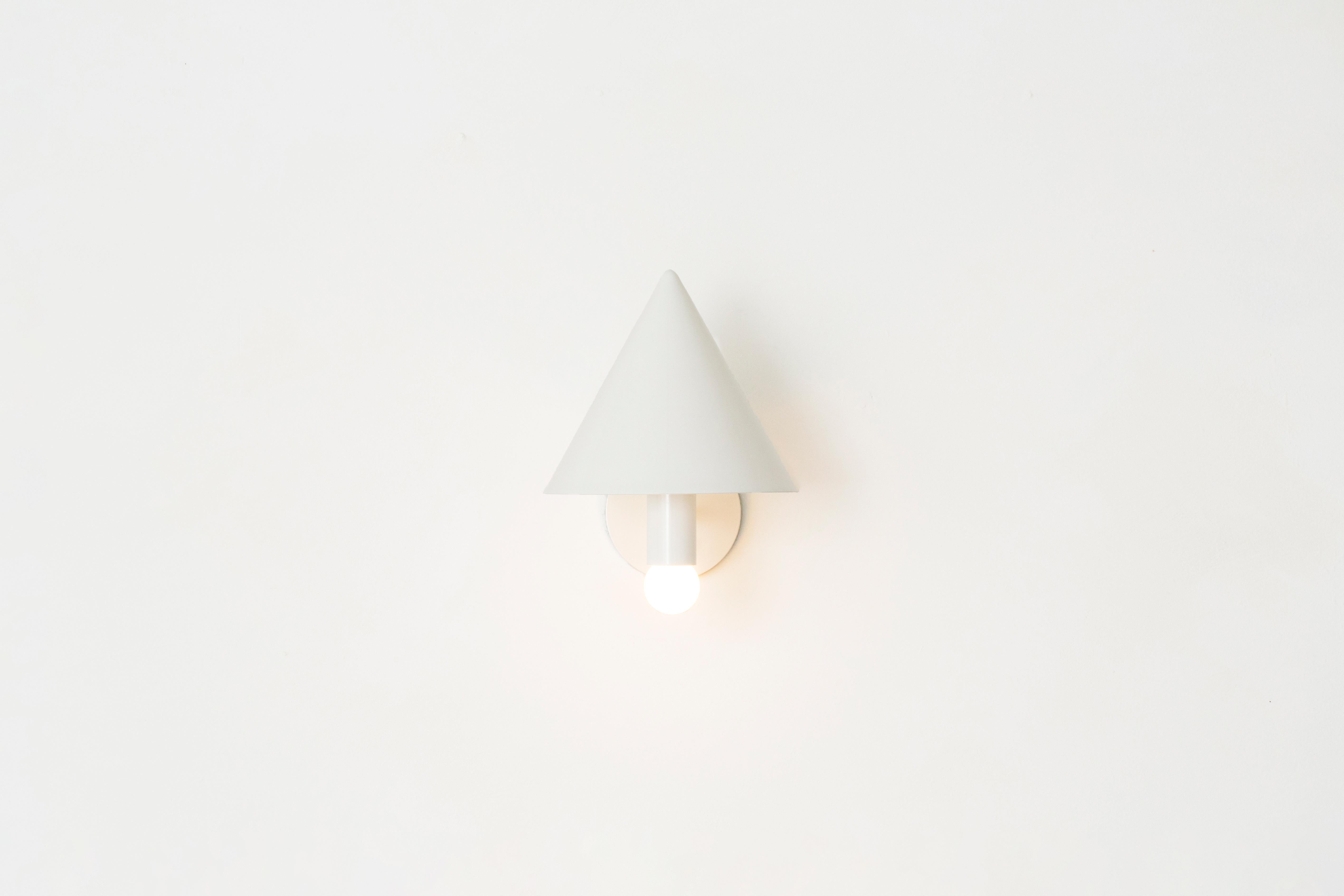 XXI secolo e contemporaneo Workstead, lampada a baldacchino in nichel spazzolato in vendita