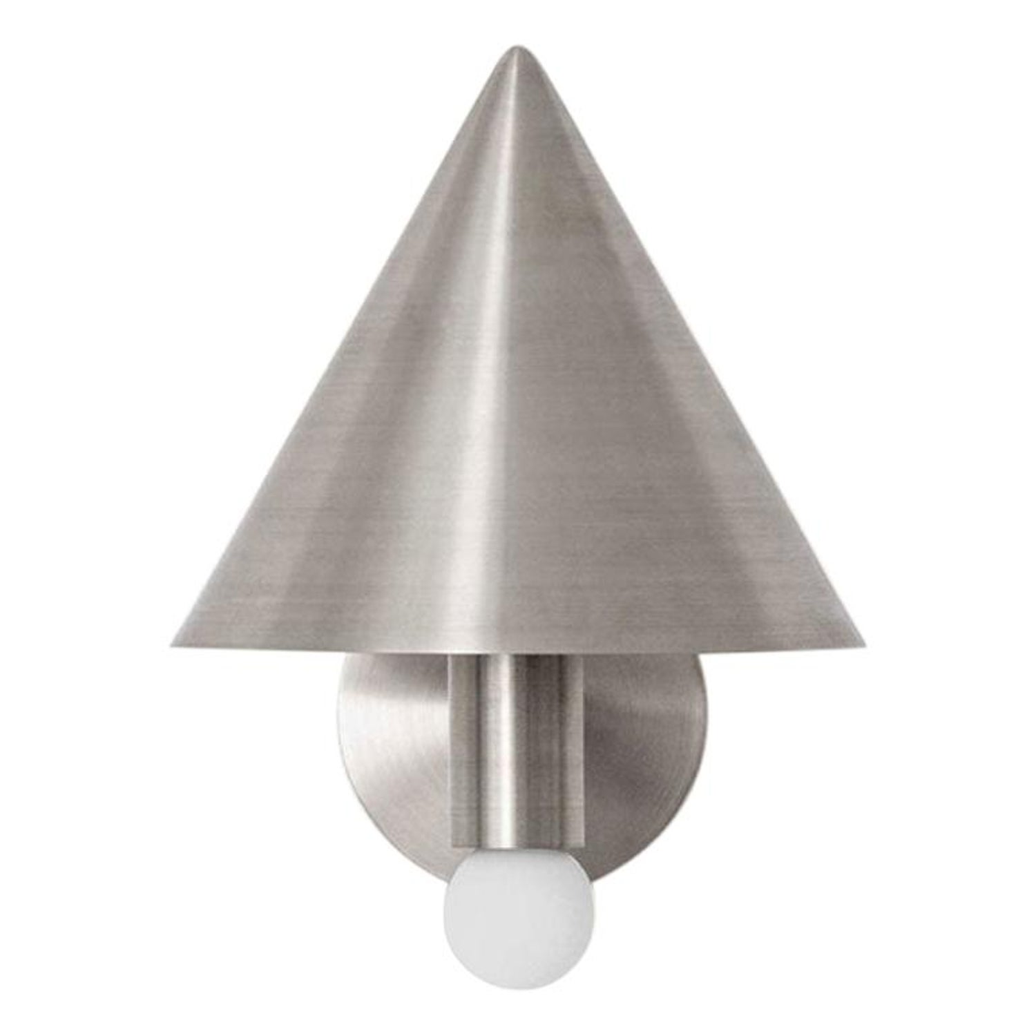 Workstead Canopy Sconce in Brushed Nickel For Sale at 1stDibs