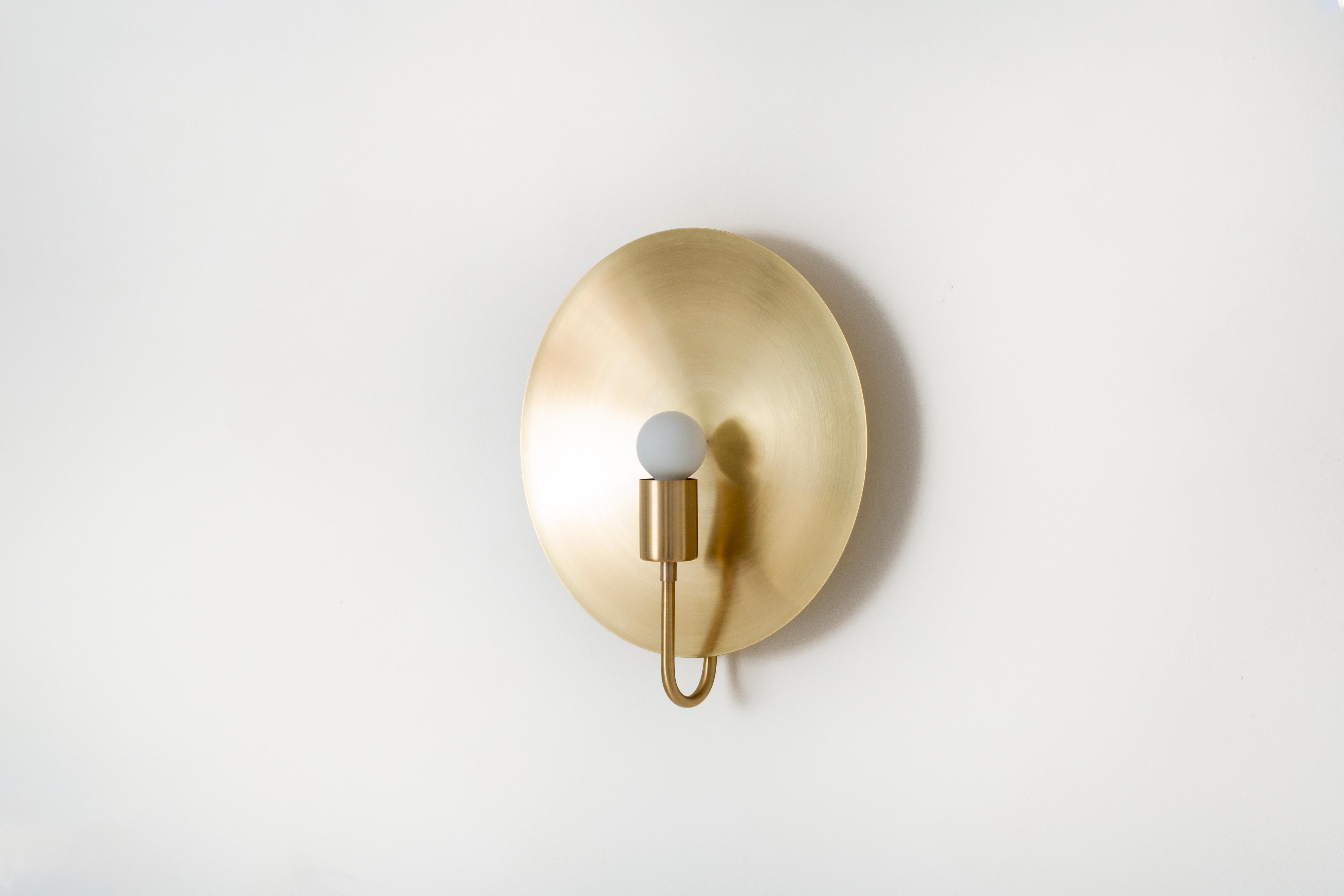 Workstead Helios ADA Sconce in Brushed Nickel In New Condition For Sale In Hudson, NY
