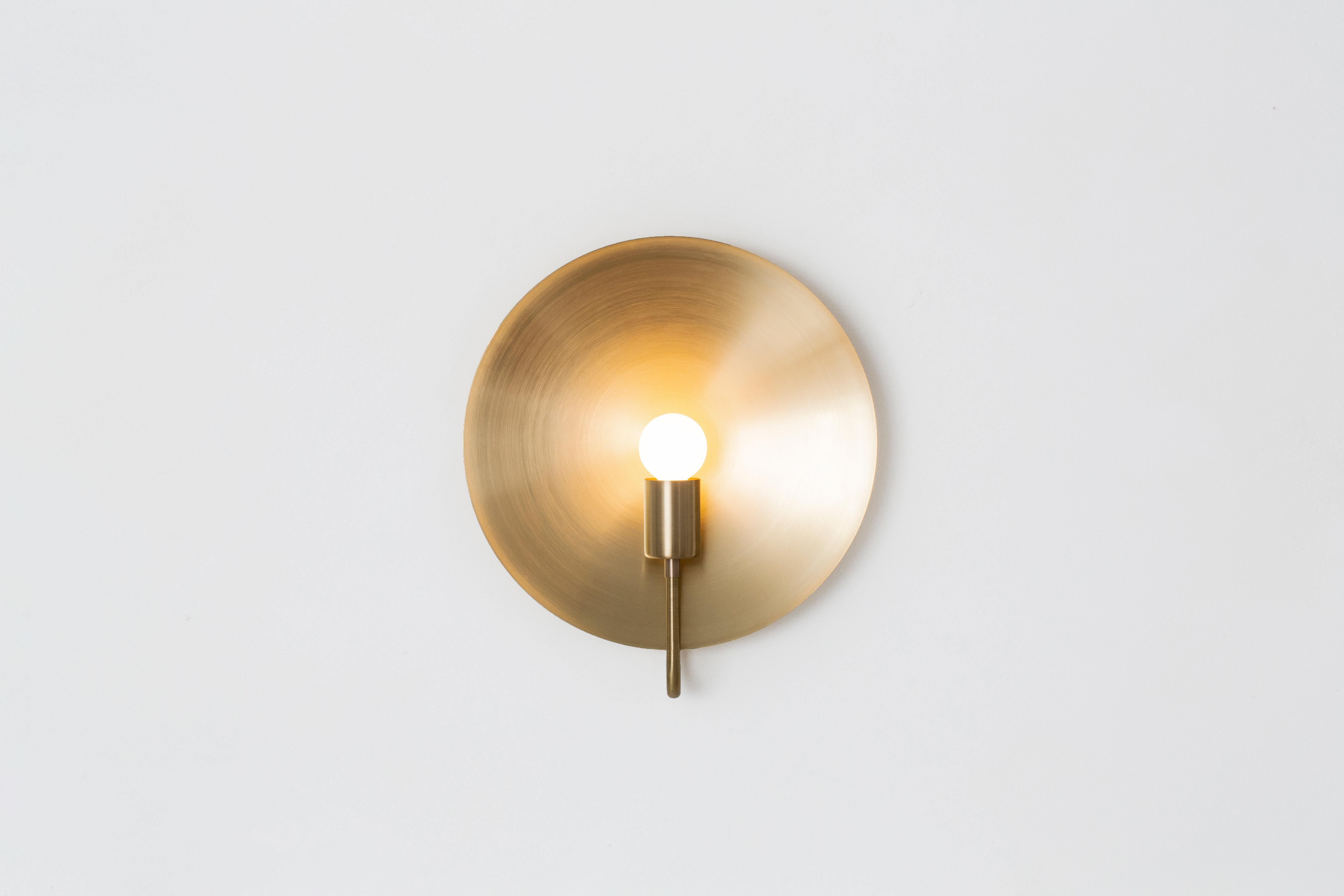 Contemporary Workstead Helios ADA Sconce in Hand Finished Bronze For Sale
