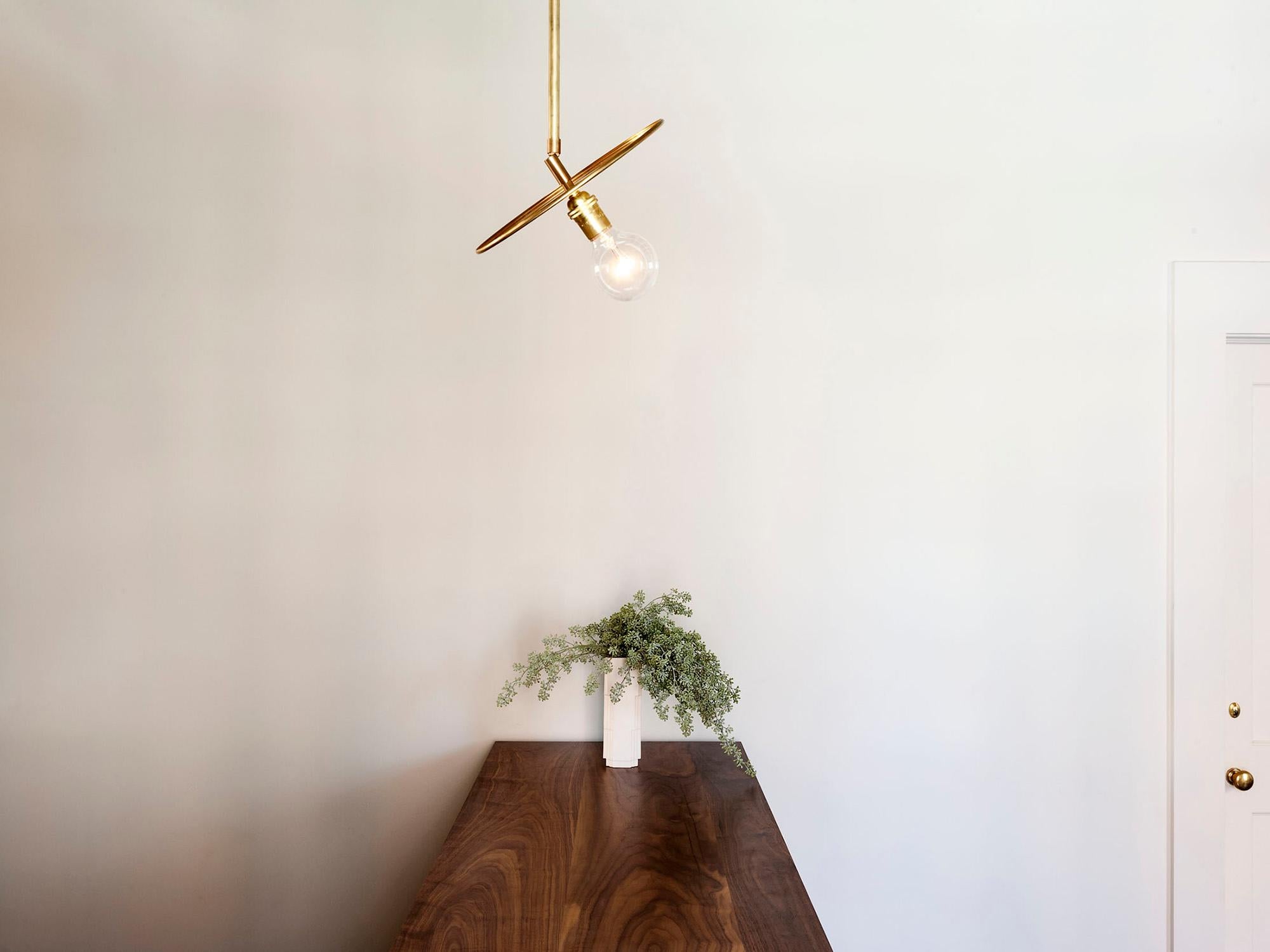 Contemporary Workstead Industrial Pendant in Industrial Black For Sale