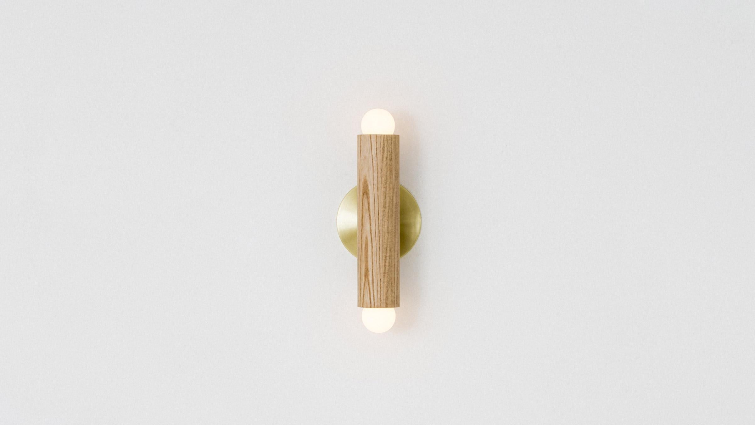 The lodge double sconce is identical in scale to our endlessly versatile lodge sconce, but introduces a second bulb, for twice the illumination. Made in the USA. UL listed. Damp rated upon request.