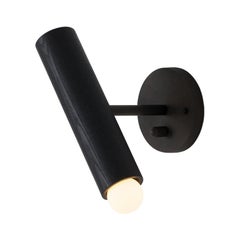 Workstead Lodge Extension Sconce in Oxidized Ash and Blackened Brass